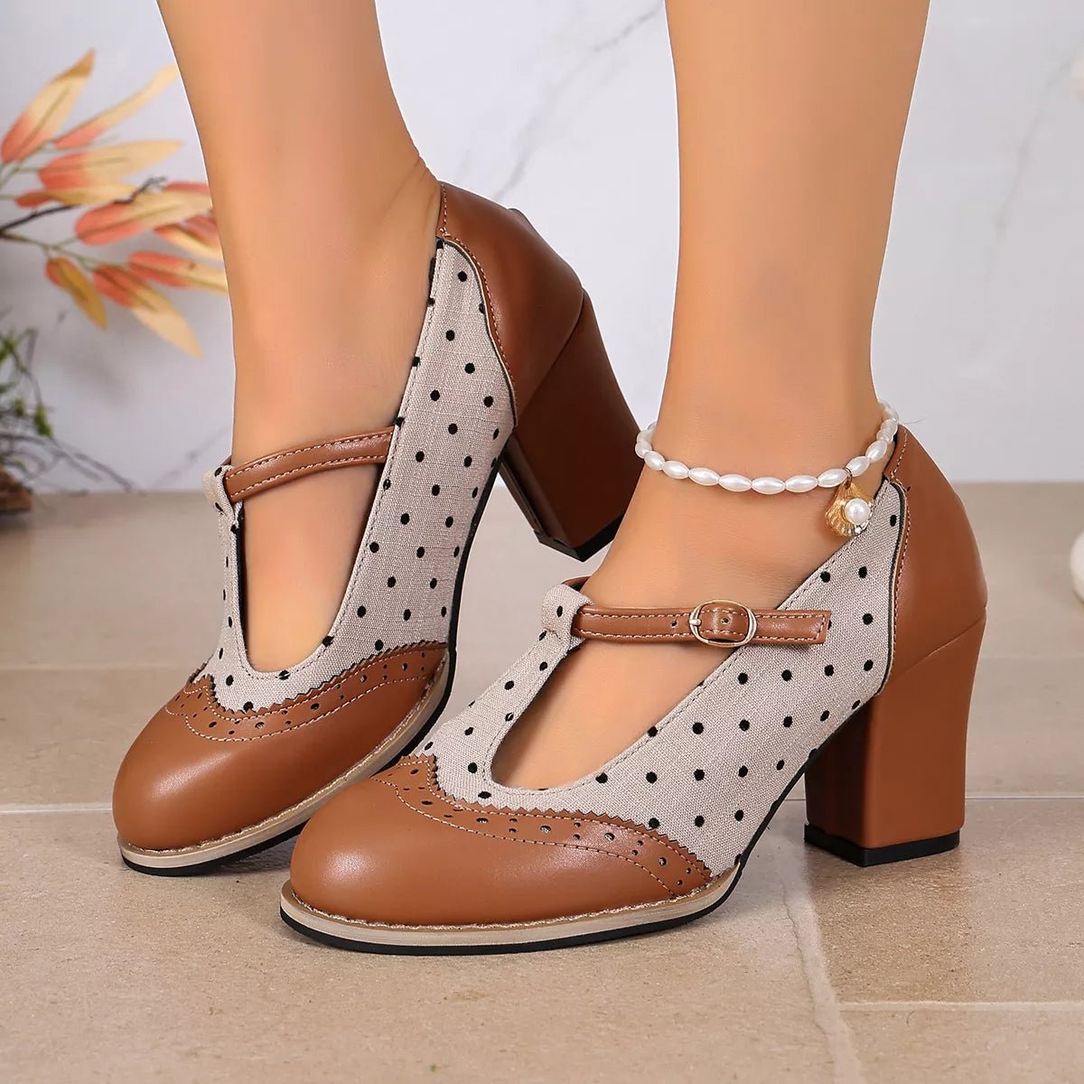 Point Toe Block Heels Pumps - Flip Flop Dynasty
