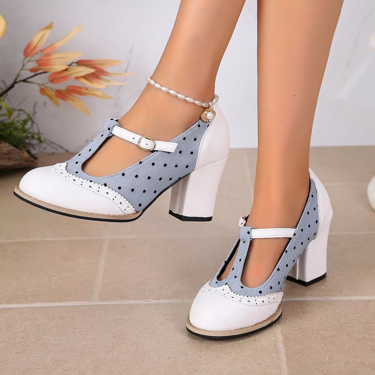 Point Toe Block Heels Pumps - Flip Flop Dynasty
