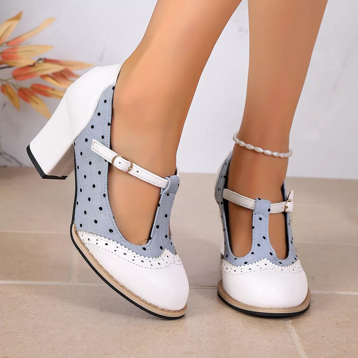 Point Toe Block Heels Pumps - Flip Flop Dynasty