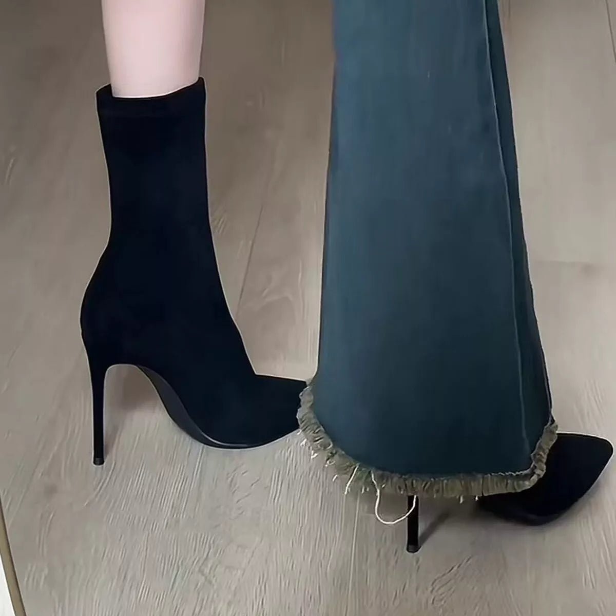 Point Toe Stiletto Boots - Flip Flop Dynasty