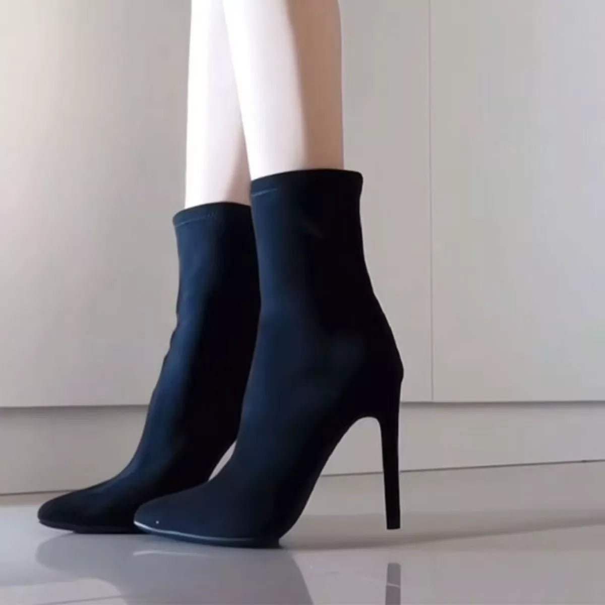 Point Toe Stiletto Boots - Flip Flop Dynasty