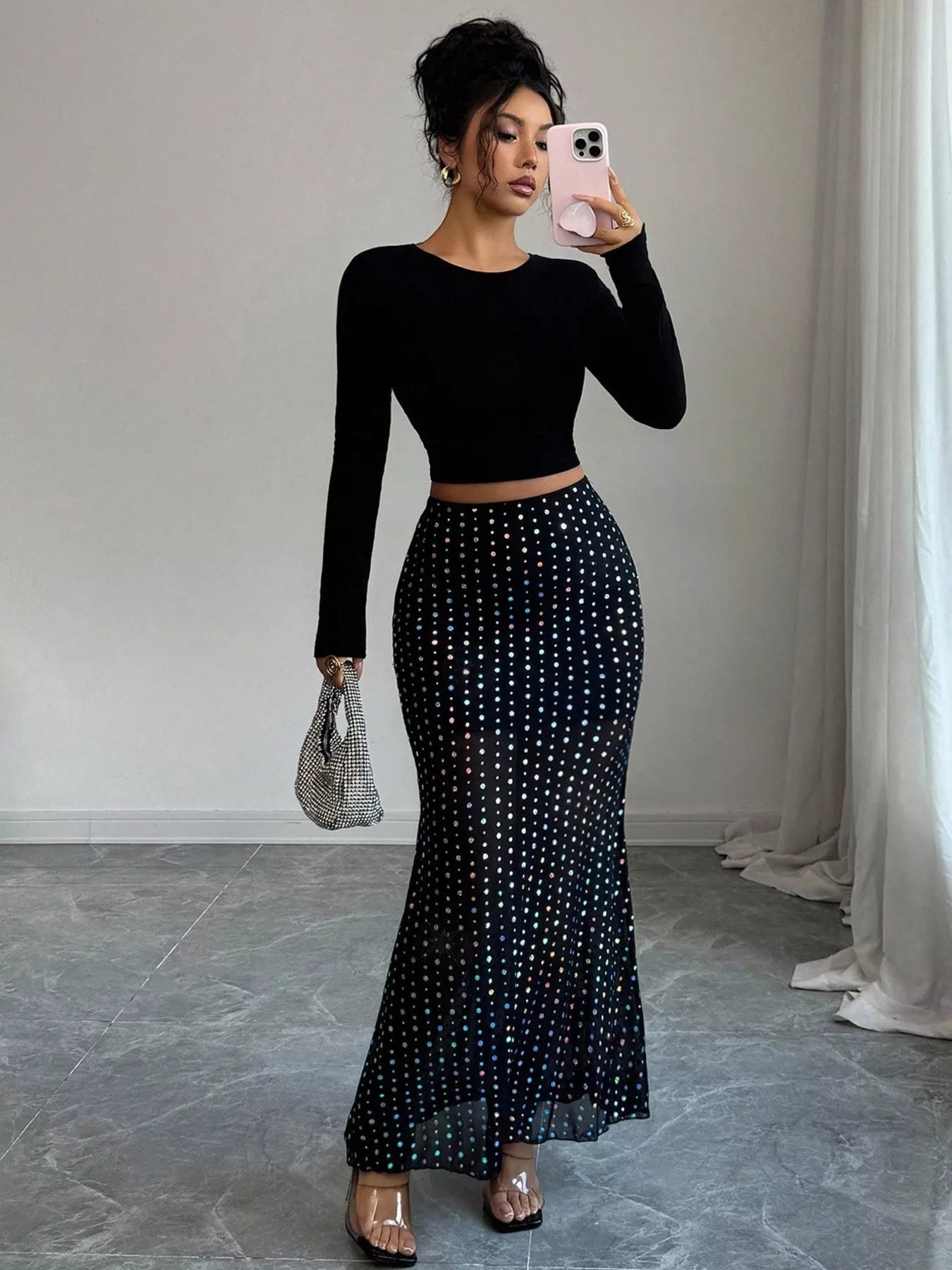 Polka Dot Maxi Skirt - Flip Flop Dynasty