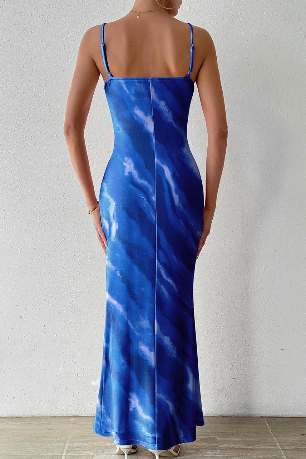 Printed Sleeveless Maxi Cami Dress - Flip Flop Dynasty