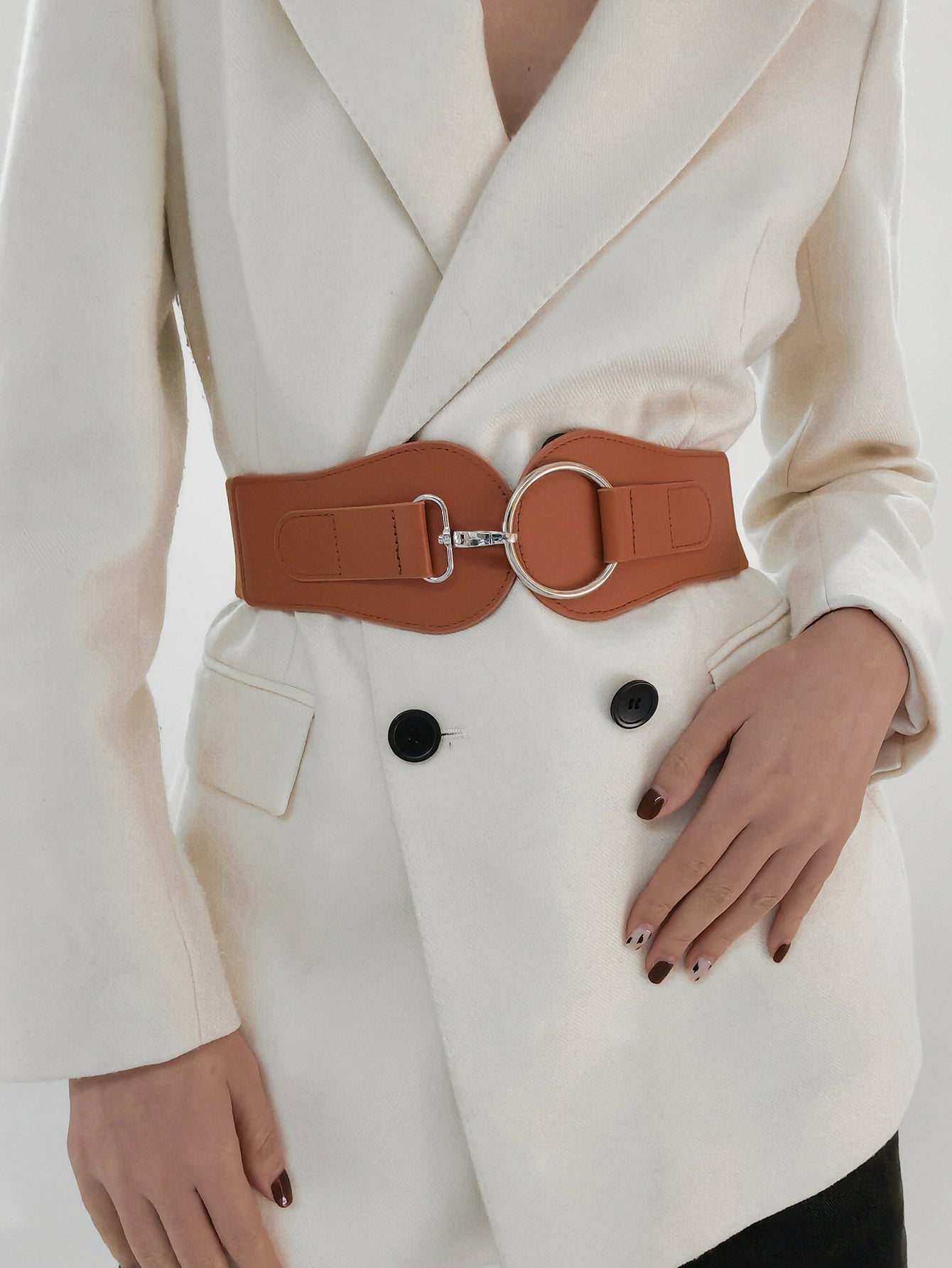 PU Elastic Wide Belt - Flip Flop Dynasty