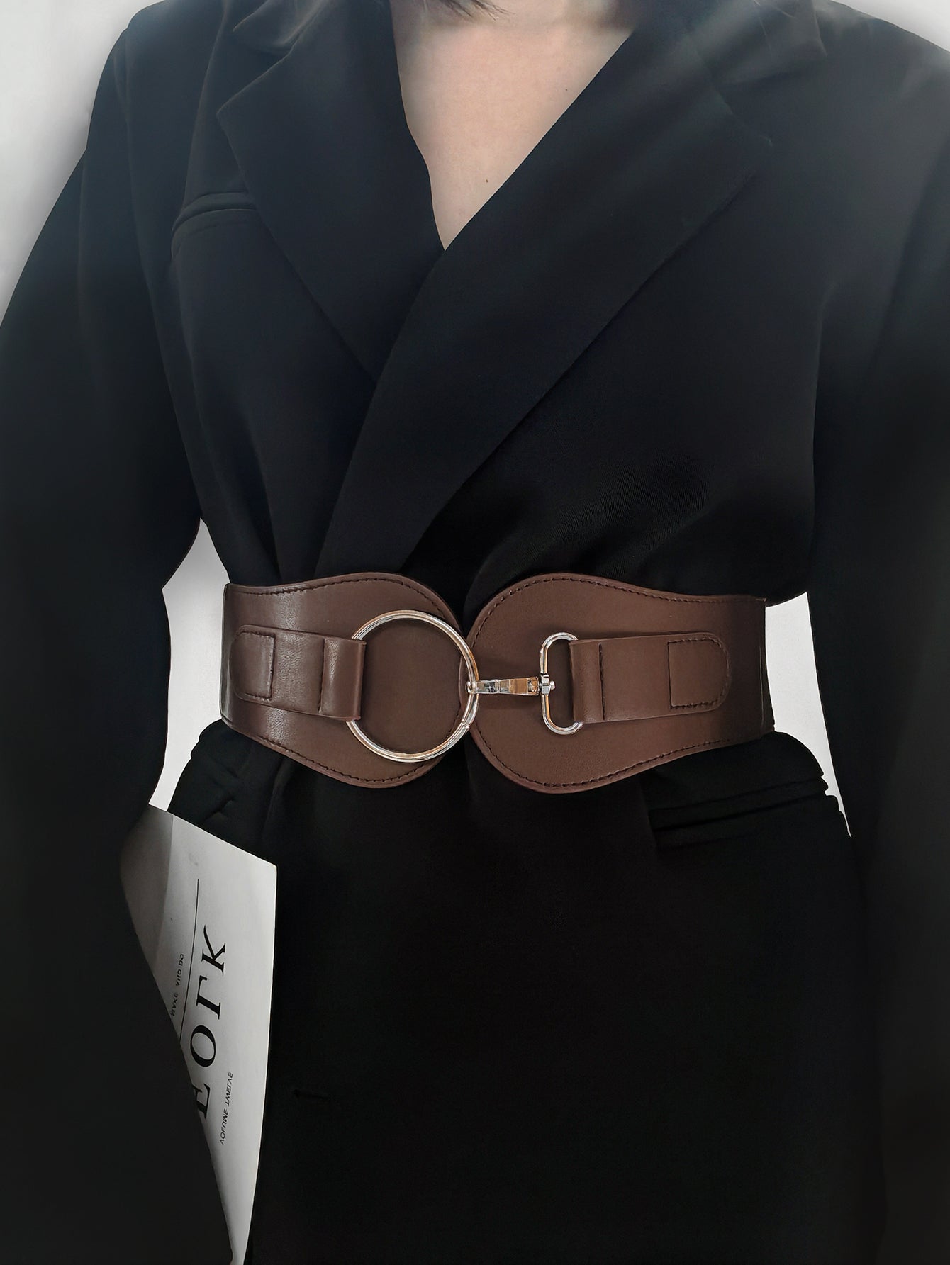 PU Elastic Wide Belt - Flip Flop Dynasty