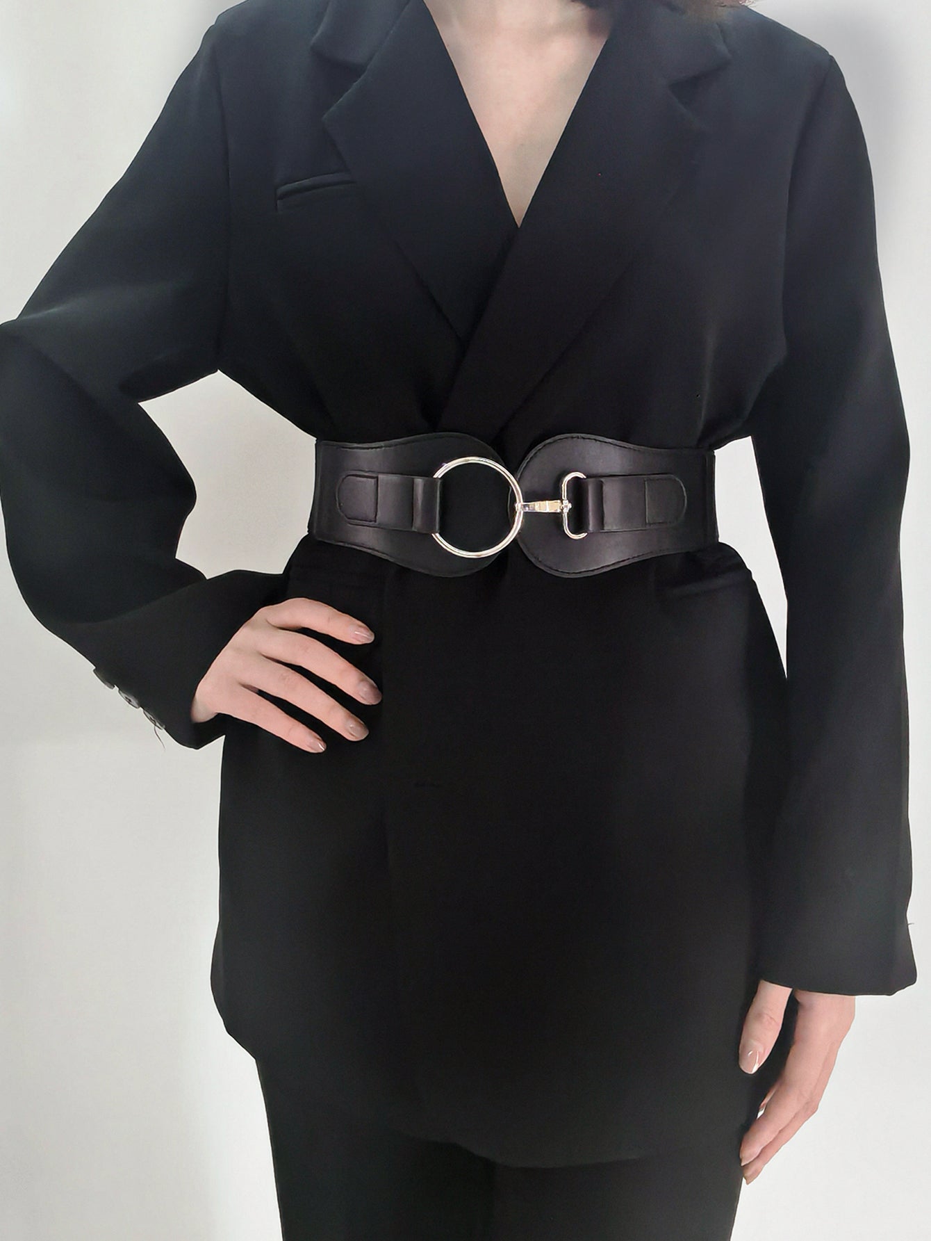PU Elastic Wide Belt - Flip Flop Dynasty