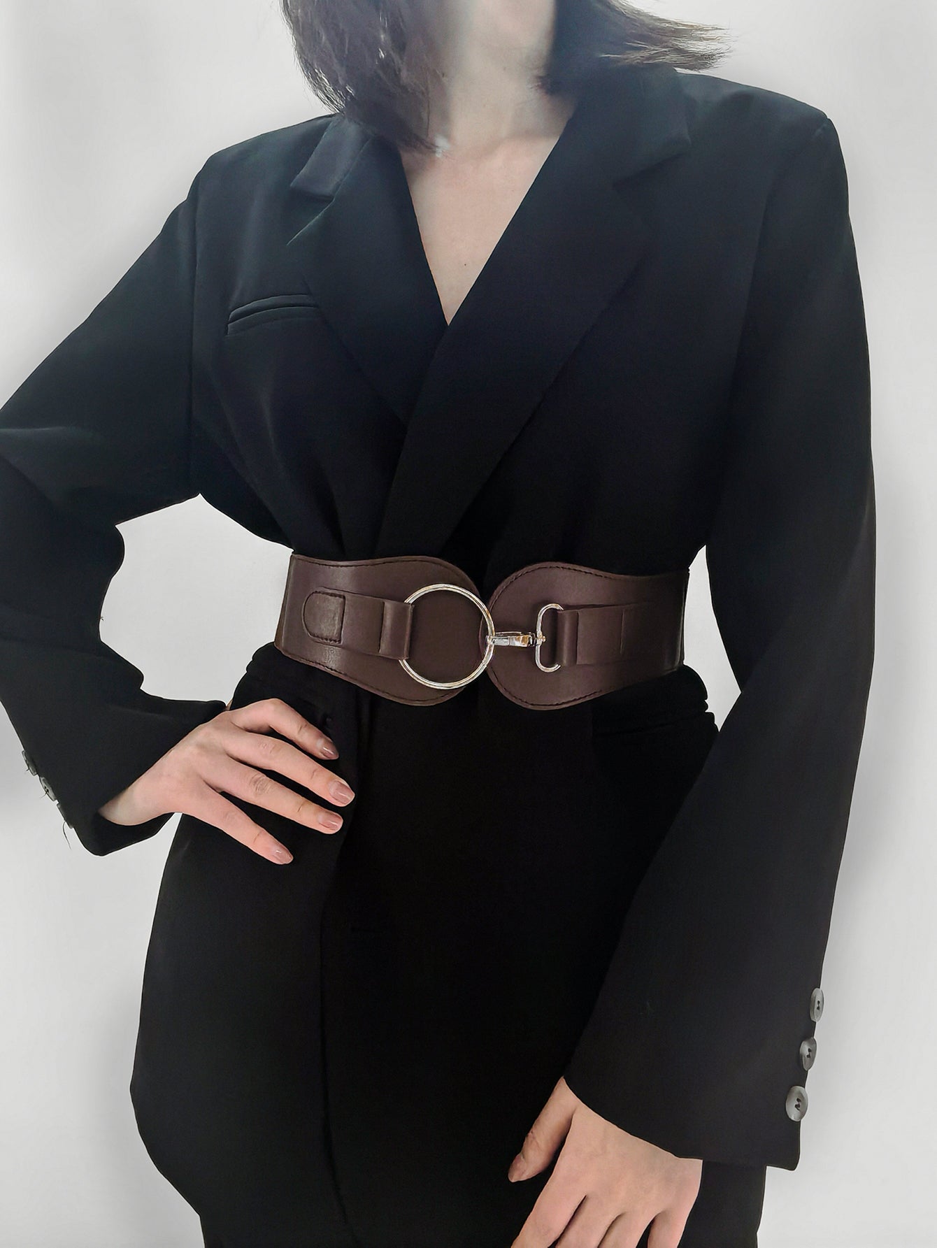 PU Elastic Wide Belt - Flip Flop Dynasty