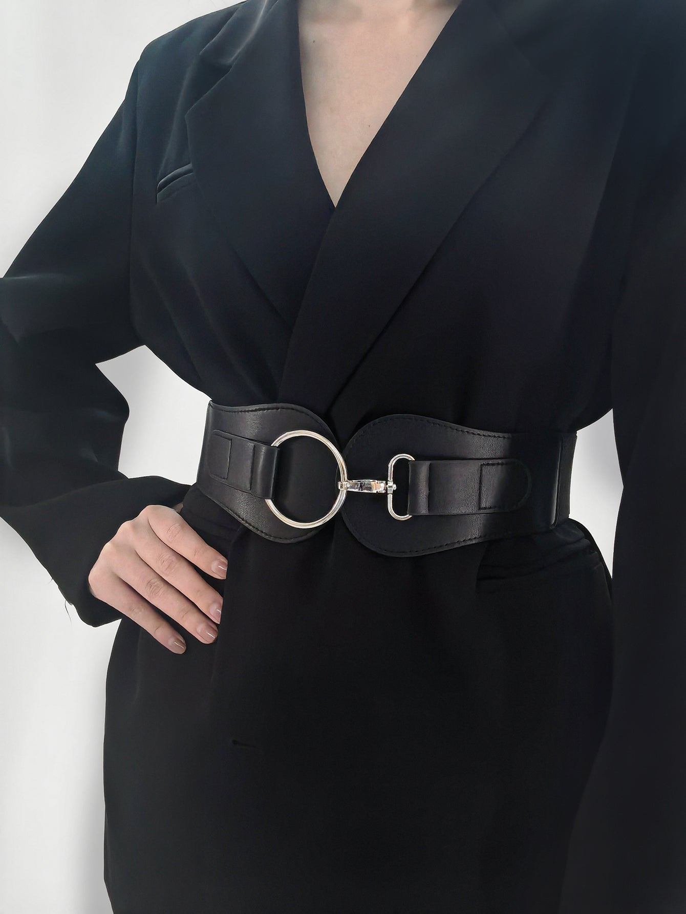 PU Elastic Wide Belt - Flip Flop Dynasty