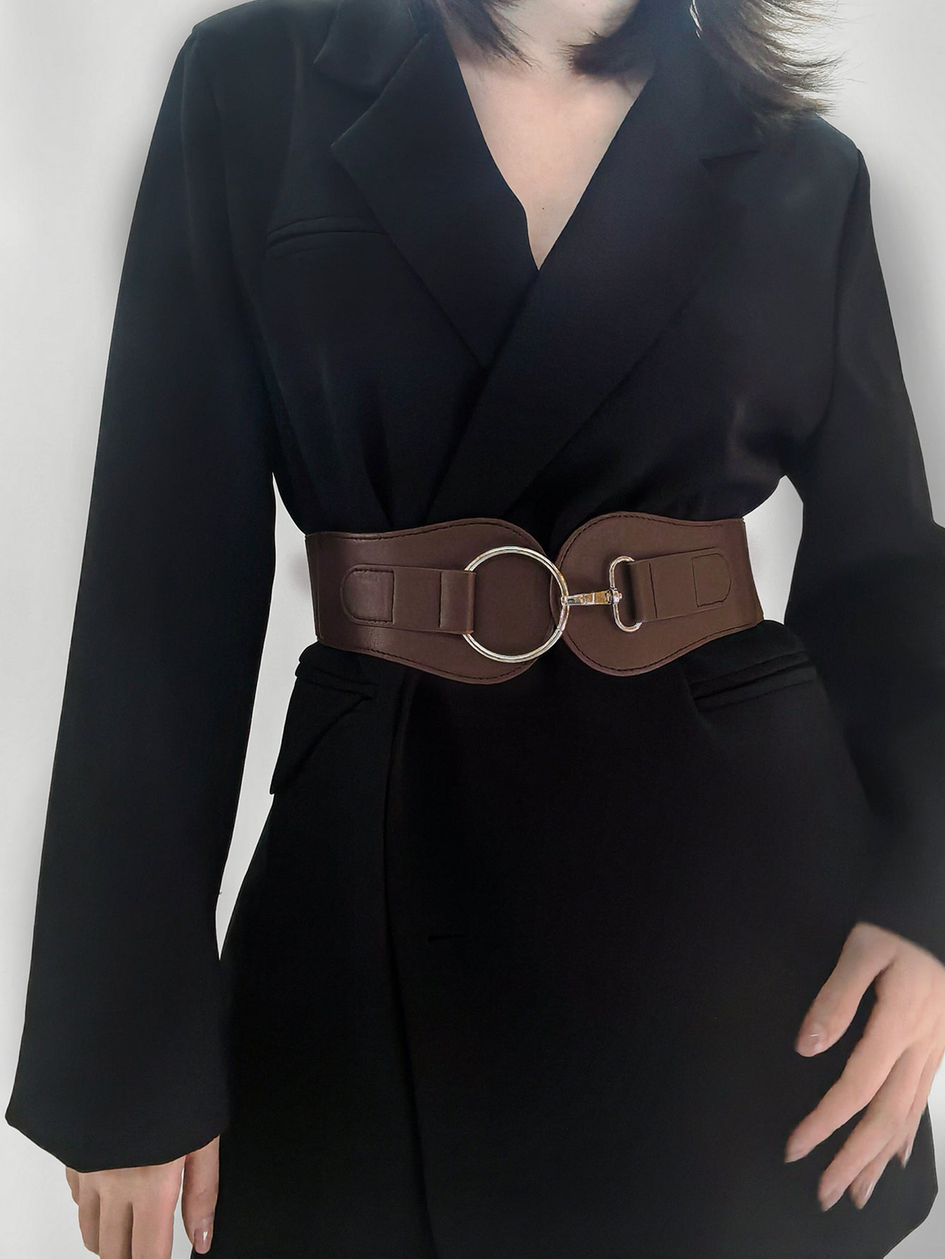 PU Elastic Wide Belt - Flip Flop Dynasty