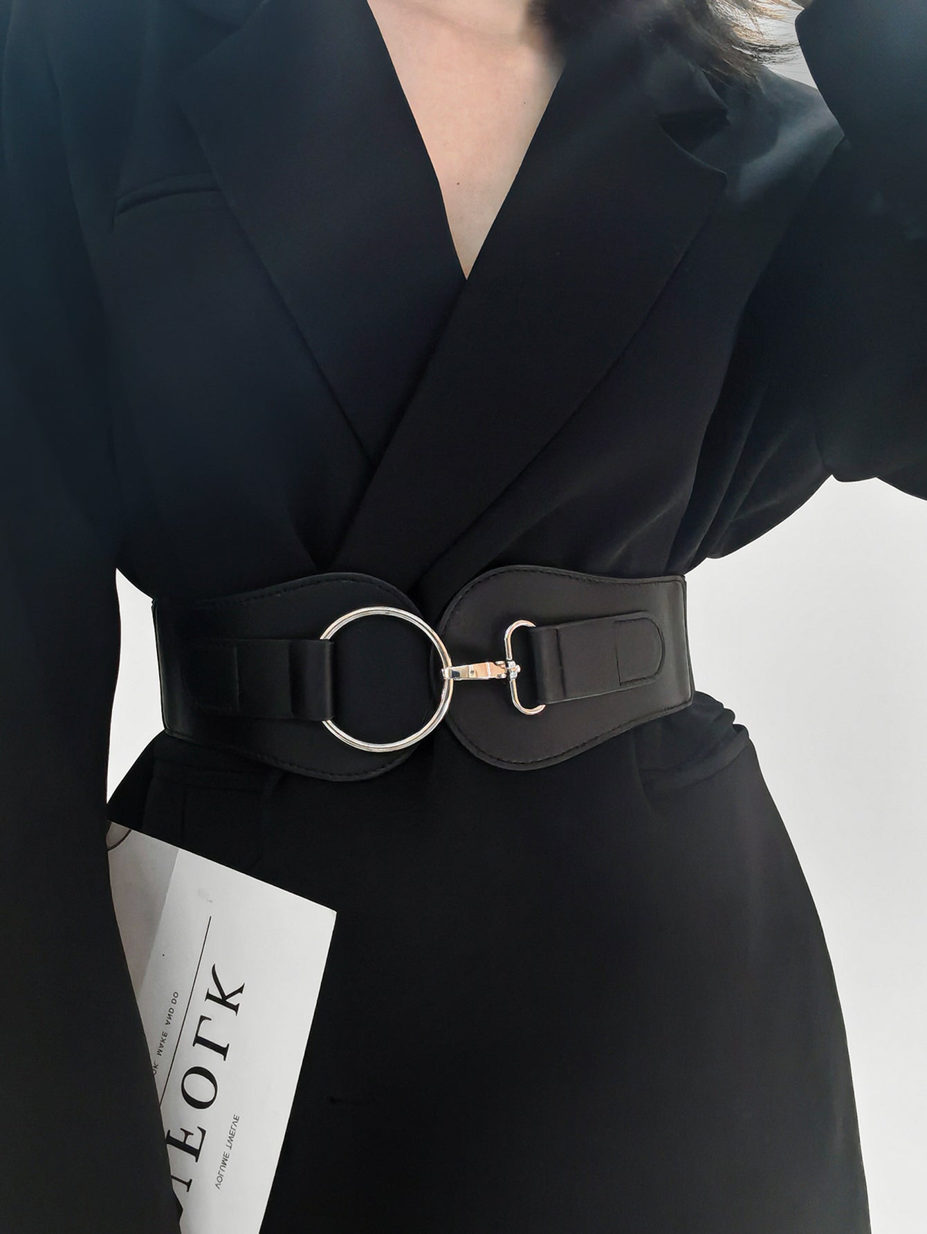 PU Elastic Wide Belt - Flip Flop Dynasty