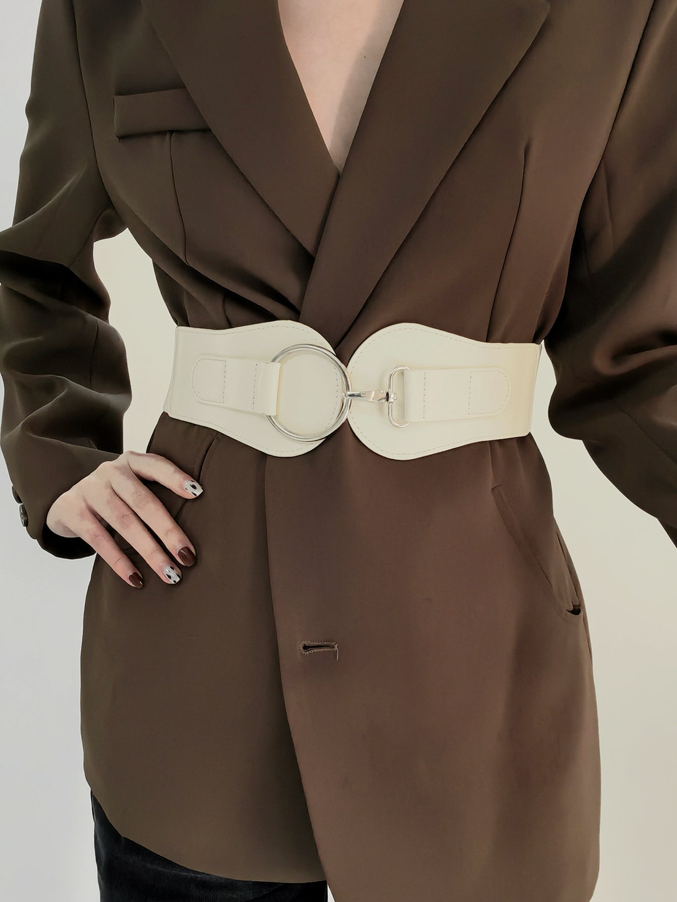 PU Elastic Wide Belt - Flip Flop Dynasty