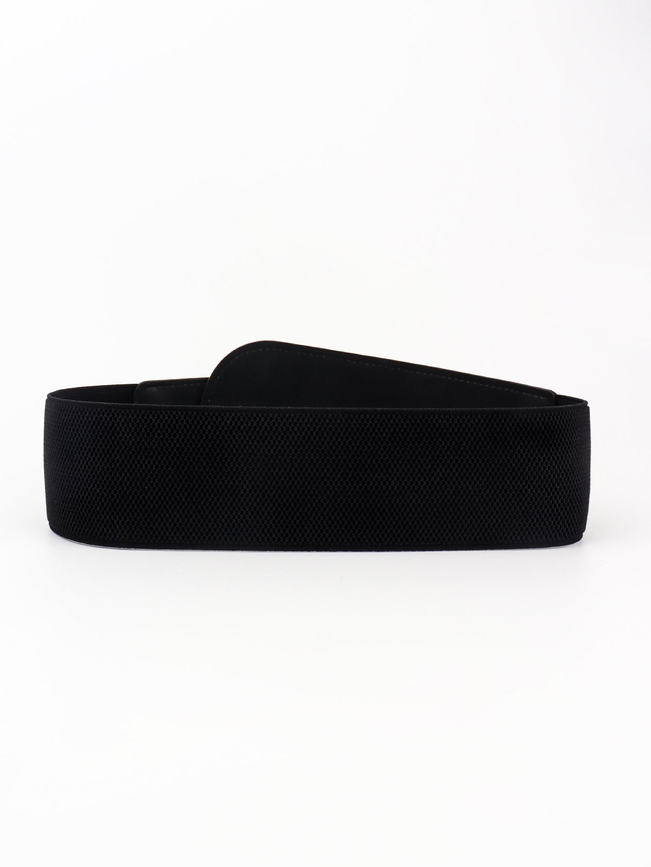 PU Elastic Wide Belt with Alloy Buckle - Flip Flop Dynasty