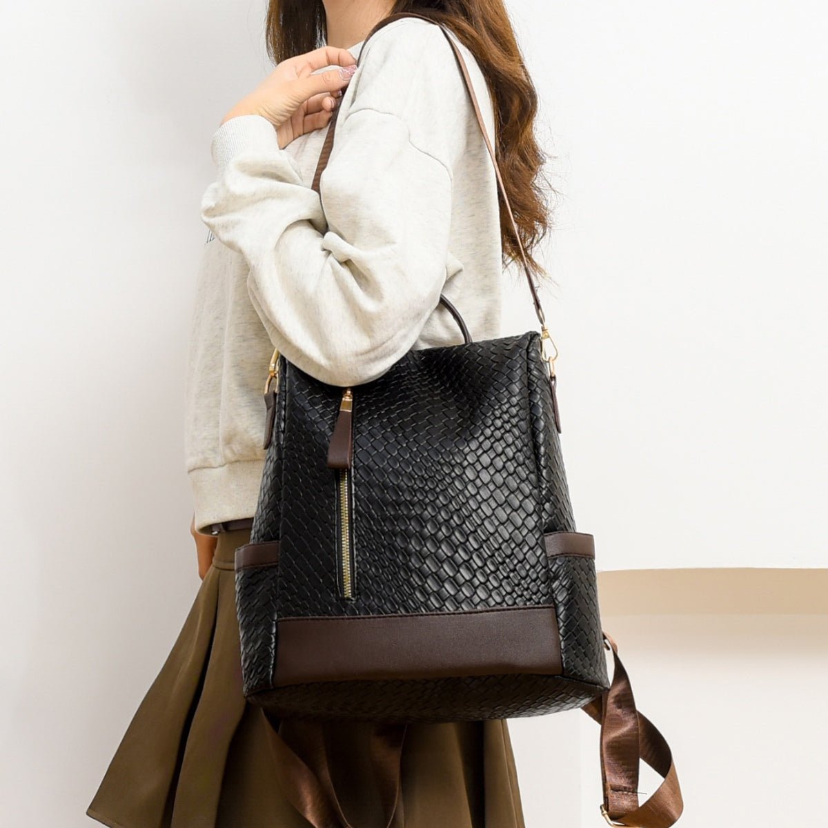 PU Leather Backpack Bag - Flip Flop Dynasty