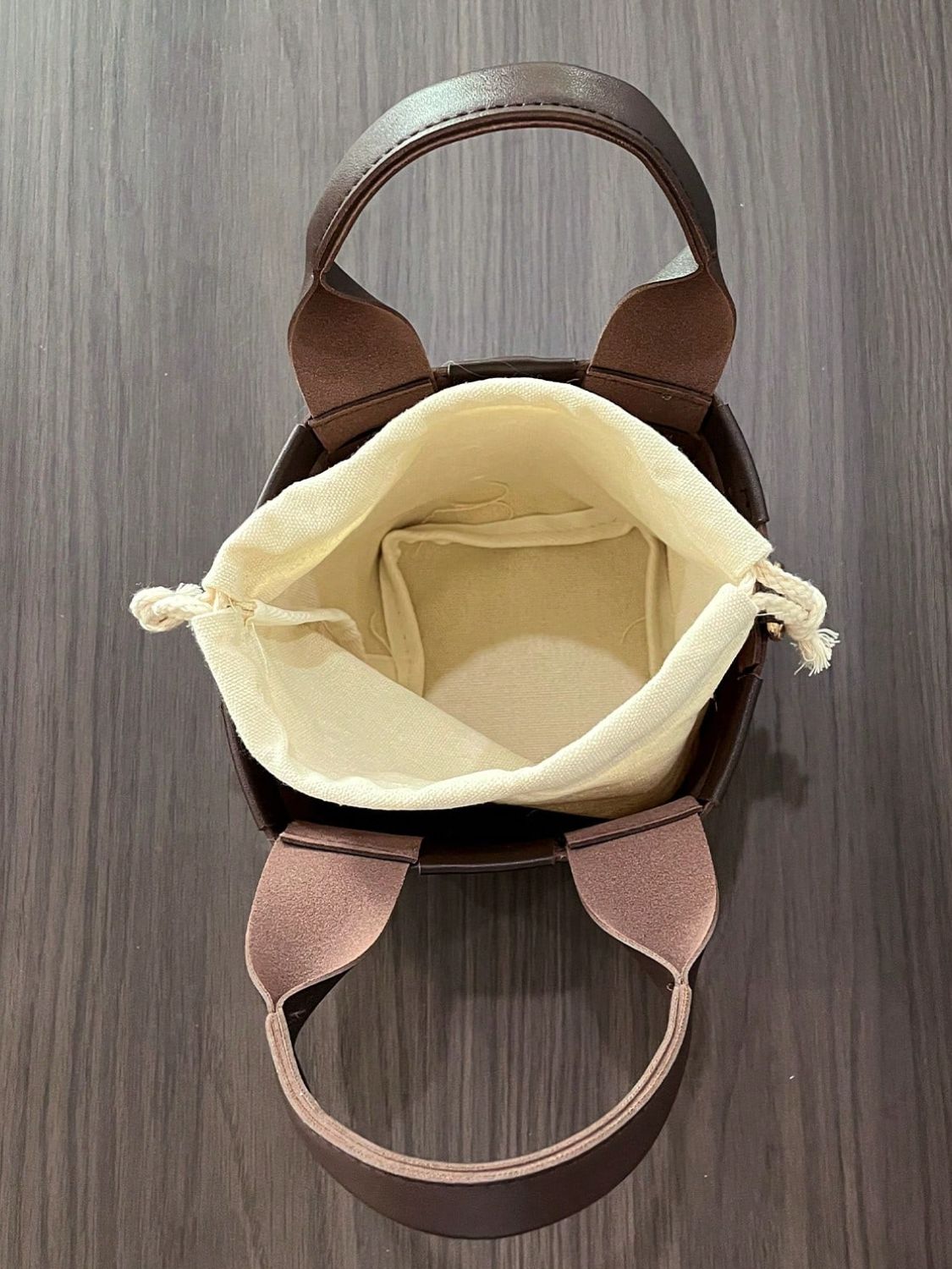 PU Leather Braided Bucket Bag - Flip Flop Dynasty