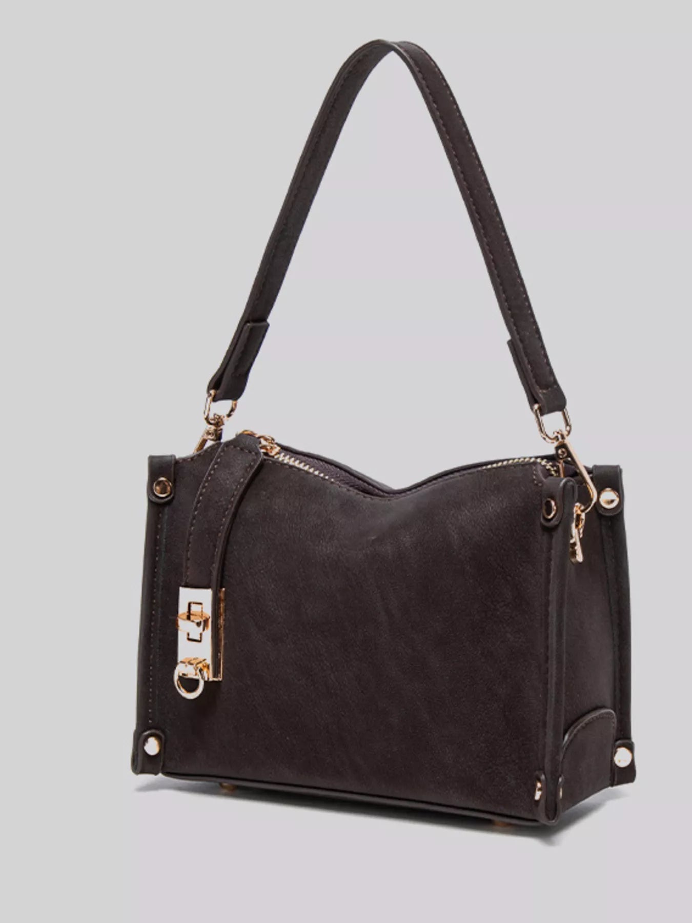 PU Leather Crossbody Bag with Adjustable Strap - Flip Flop Dynasty