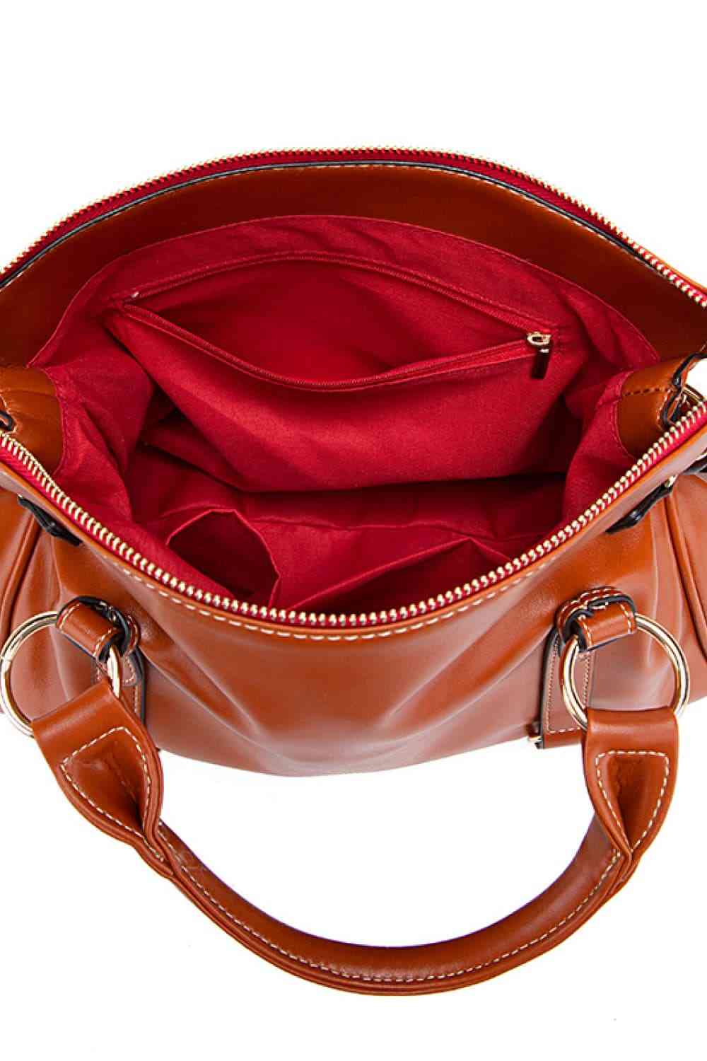 PU Leather Handbag with Tassels - Flip Flop Dynasty