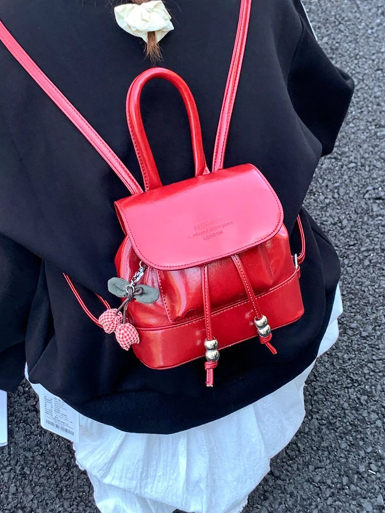 PU Leather Mini Backpack Bag - Flip Flop Dynasty