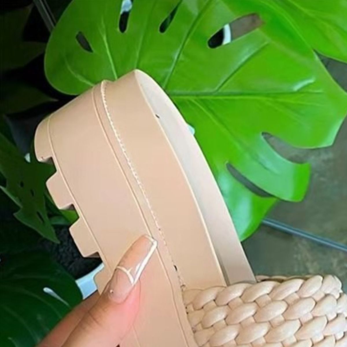PU Leather Open Toe Platform Sandals - Flip Flop Dynasty