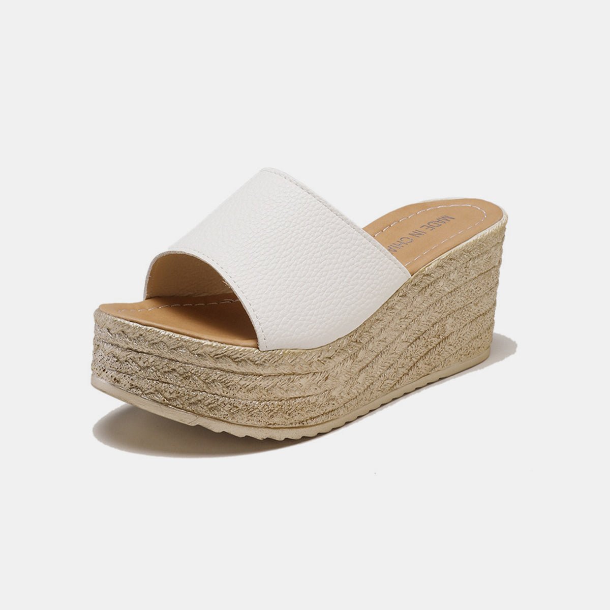 PU Leather Open Toe Sandals - Flip Flop Dynasty