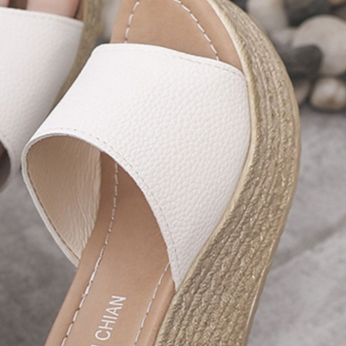 PU Leather Open Toe Sandals - Flip Flop Dynasty