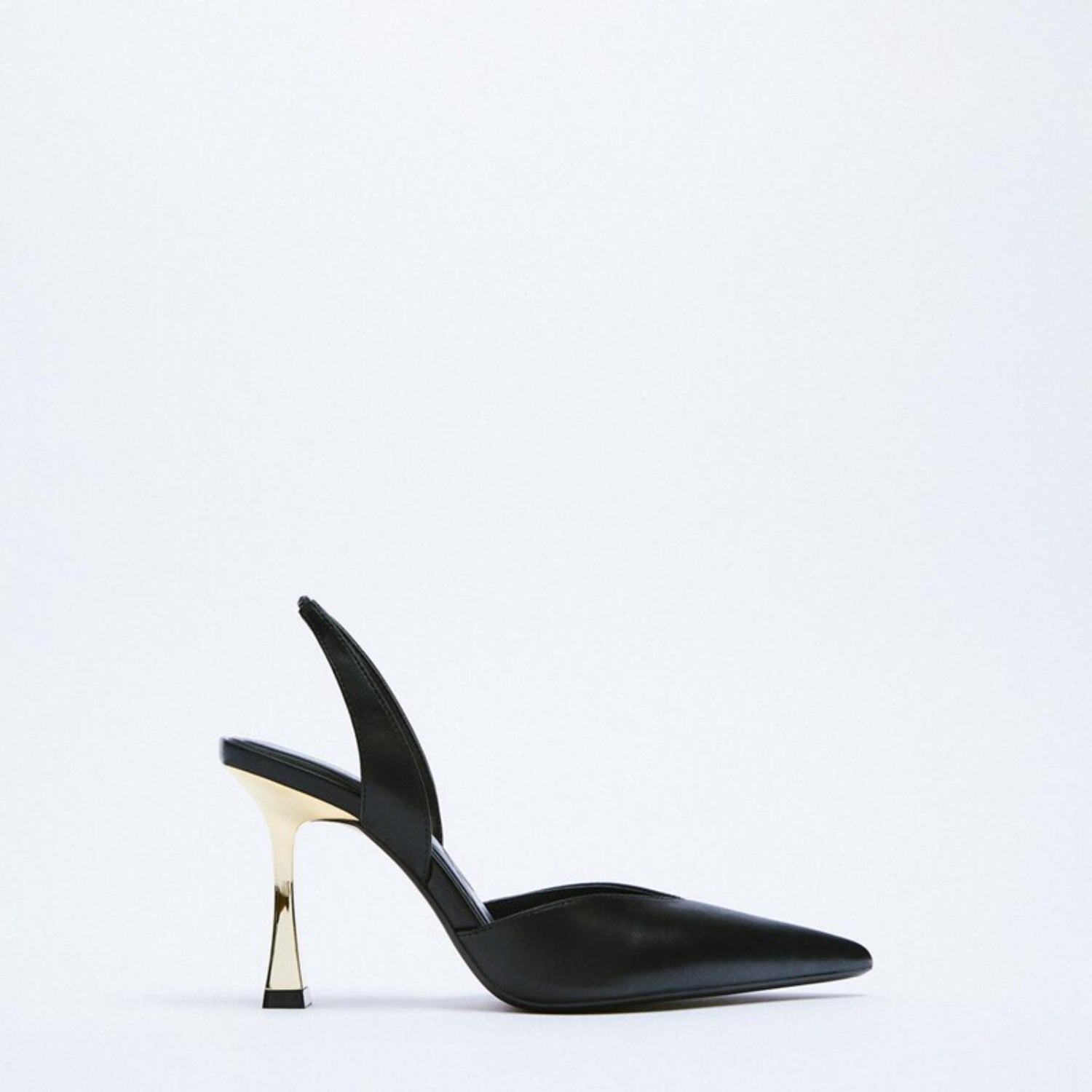 PU Leather Point Toe Stiletto Heel Pumps - Flip Flop Dynasty