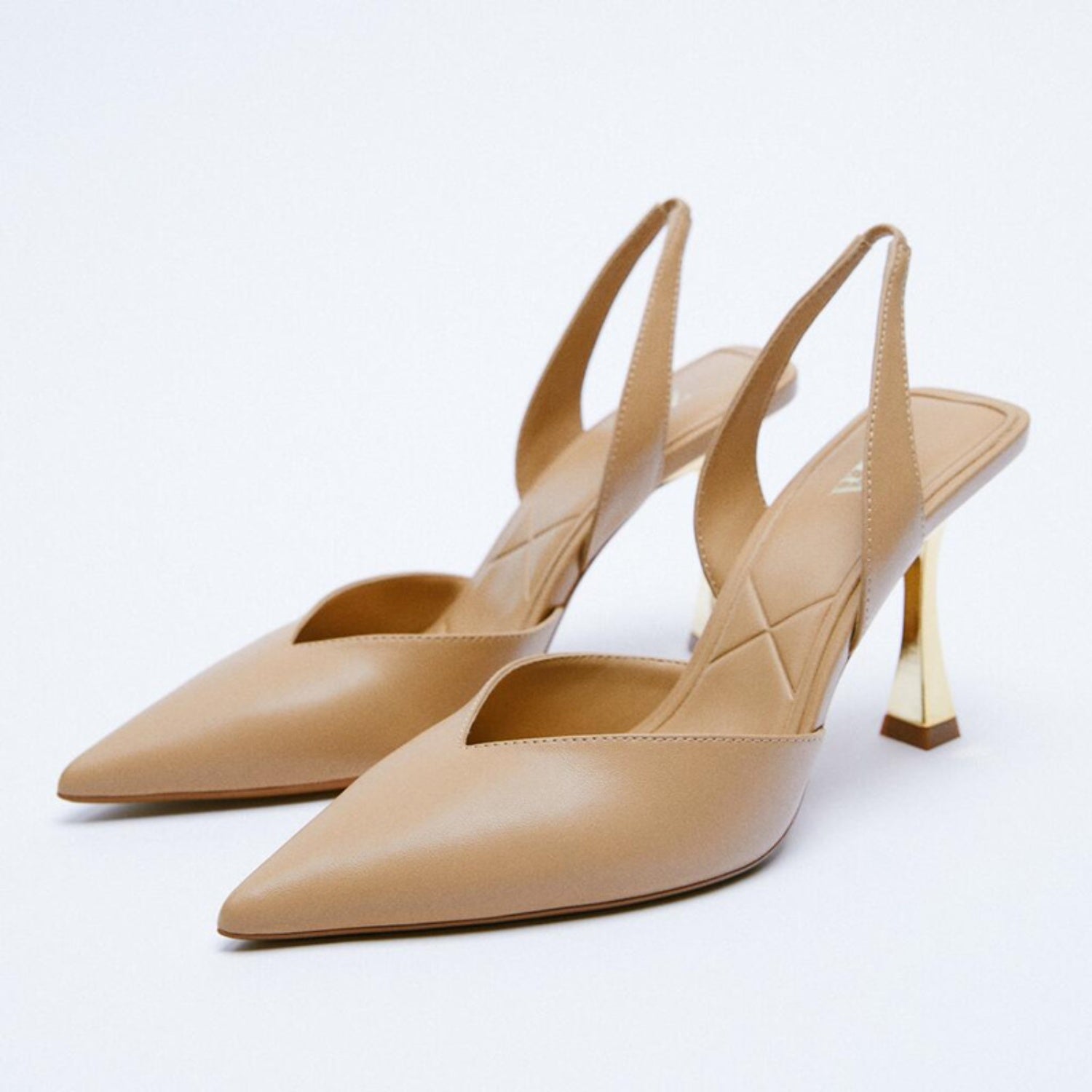 PU Leather Point Toe Stiletto Heel Pumps - Flip Flop Dynasty