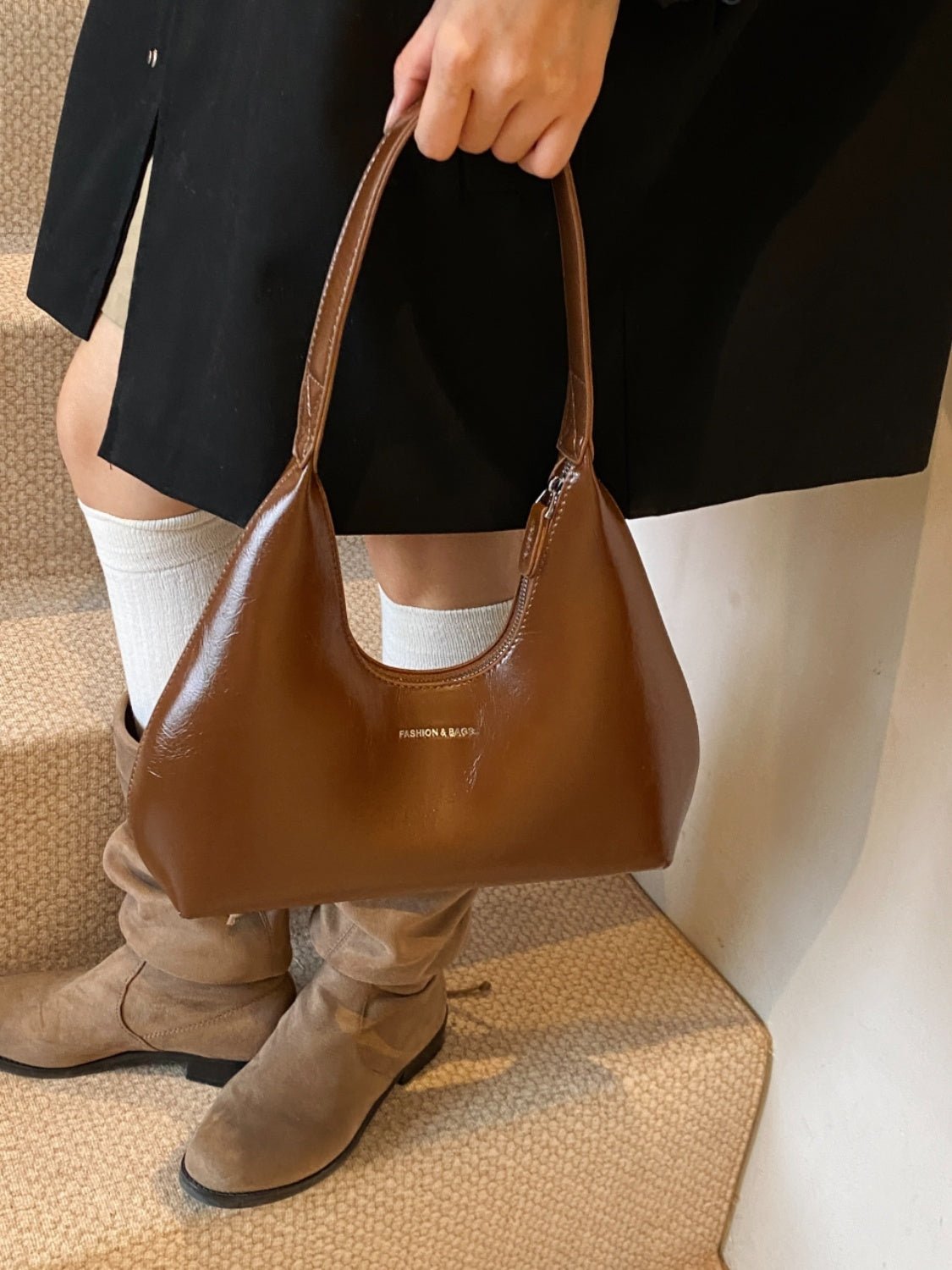 PU Leather Shoulder Bag - Flip Flop Dynasty