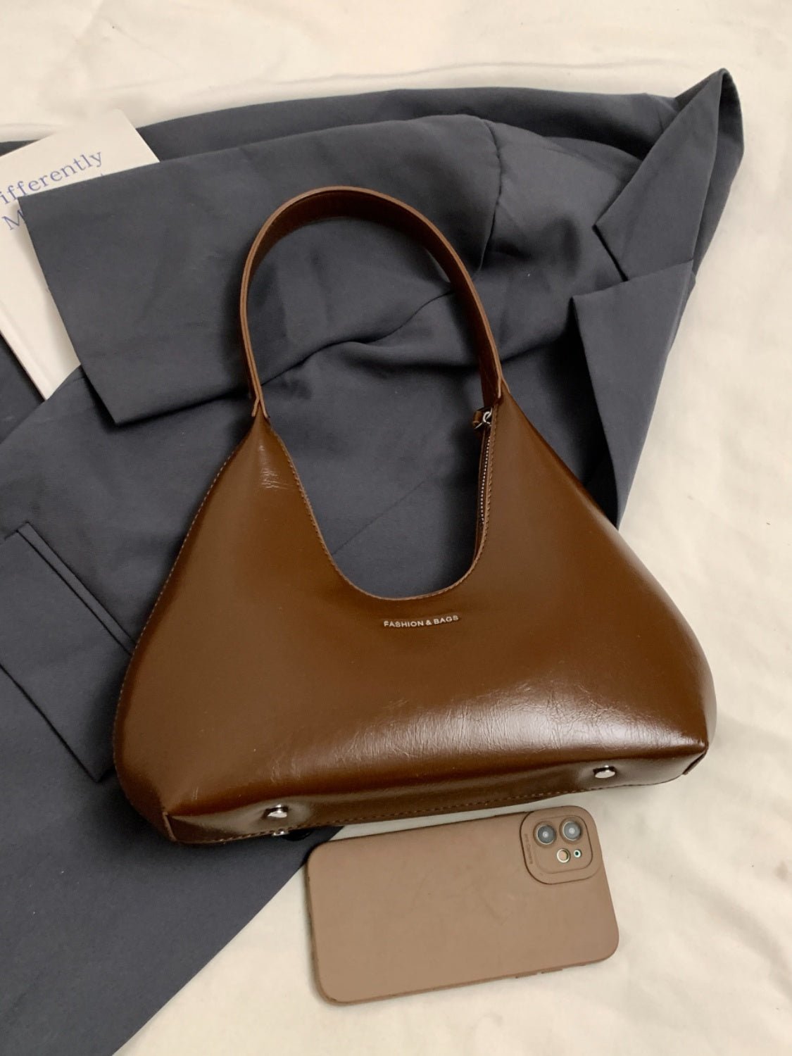PU Leather Shoulder Bag - Flip Flop Dynasty