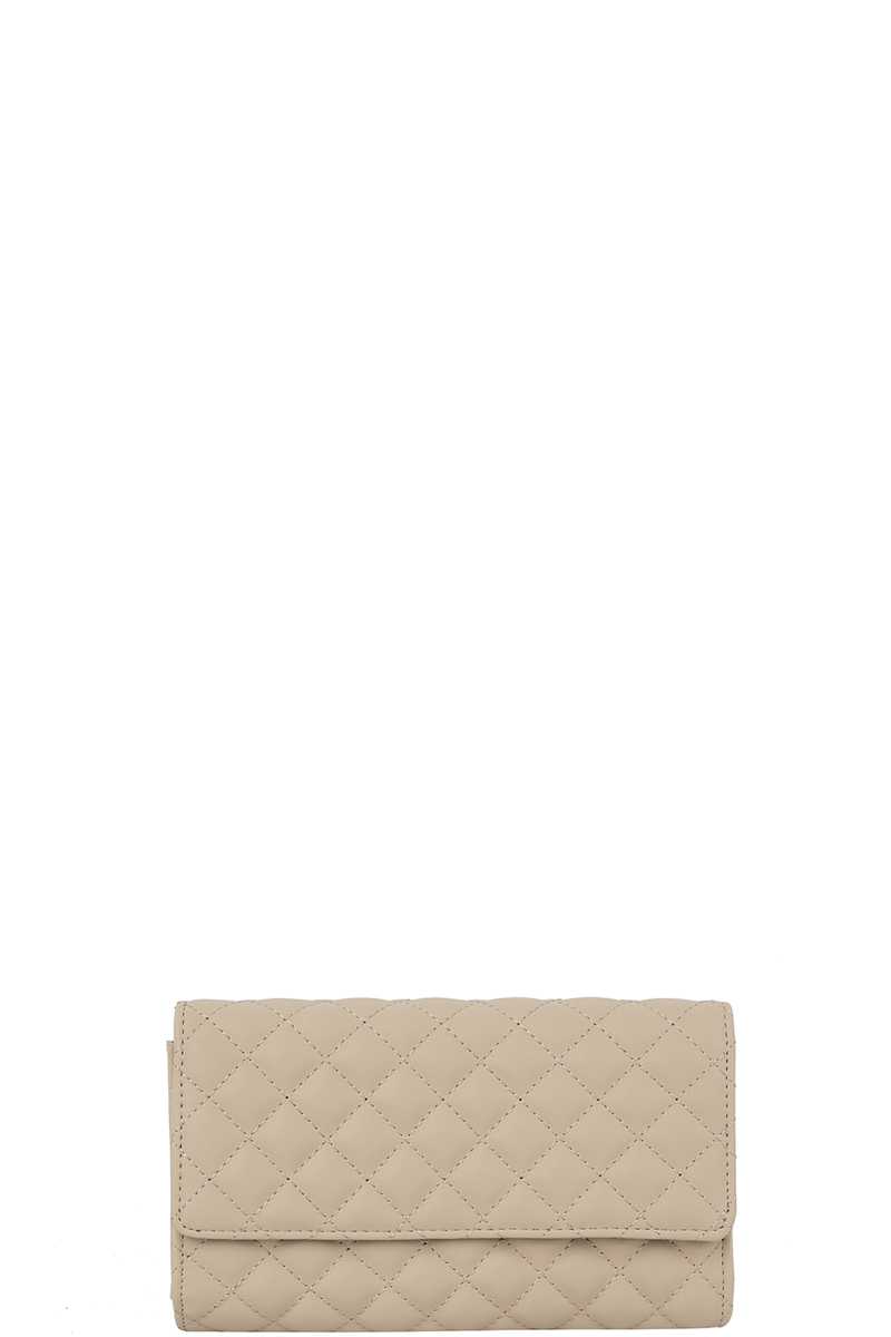 Quilt Design Stitching Crossbody Bag - Flip Flop Dynasty