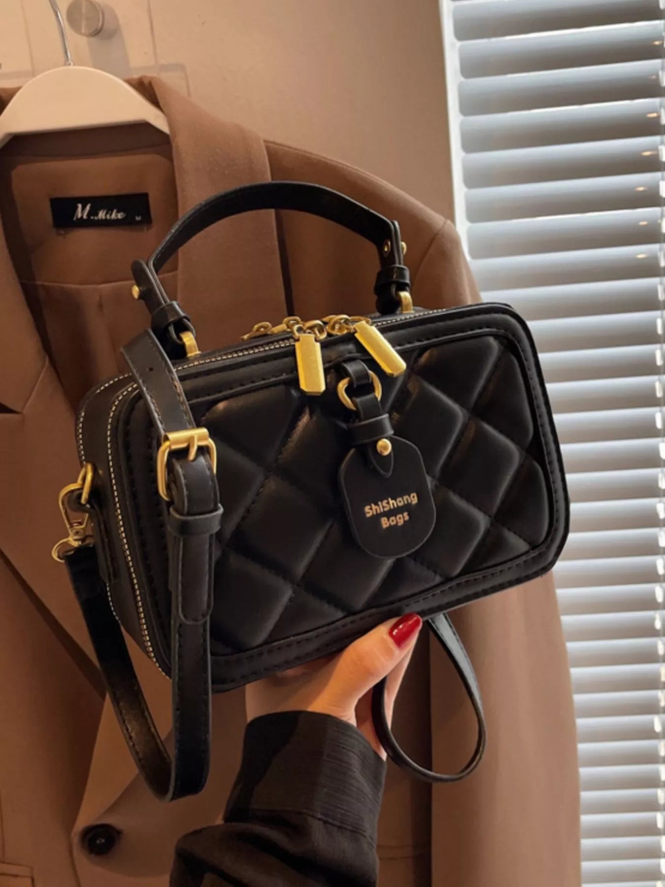 Quilted Boxy Crossbody Bag - Flip Flop Dynasty