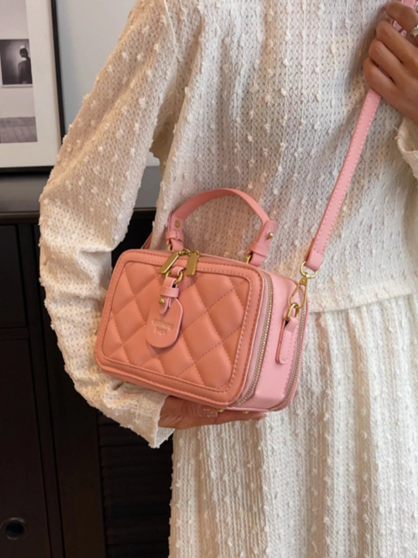 Quilted Boxy Crossbody Bag - Flip Flop Dynasty