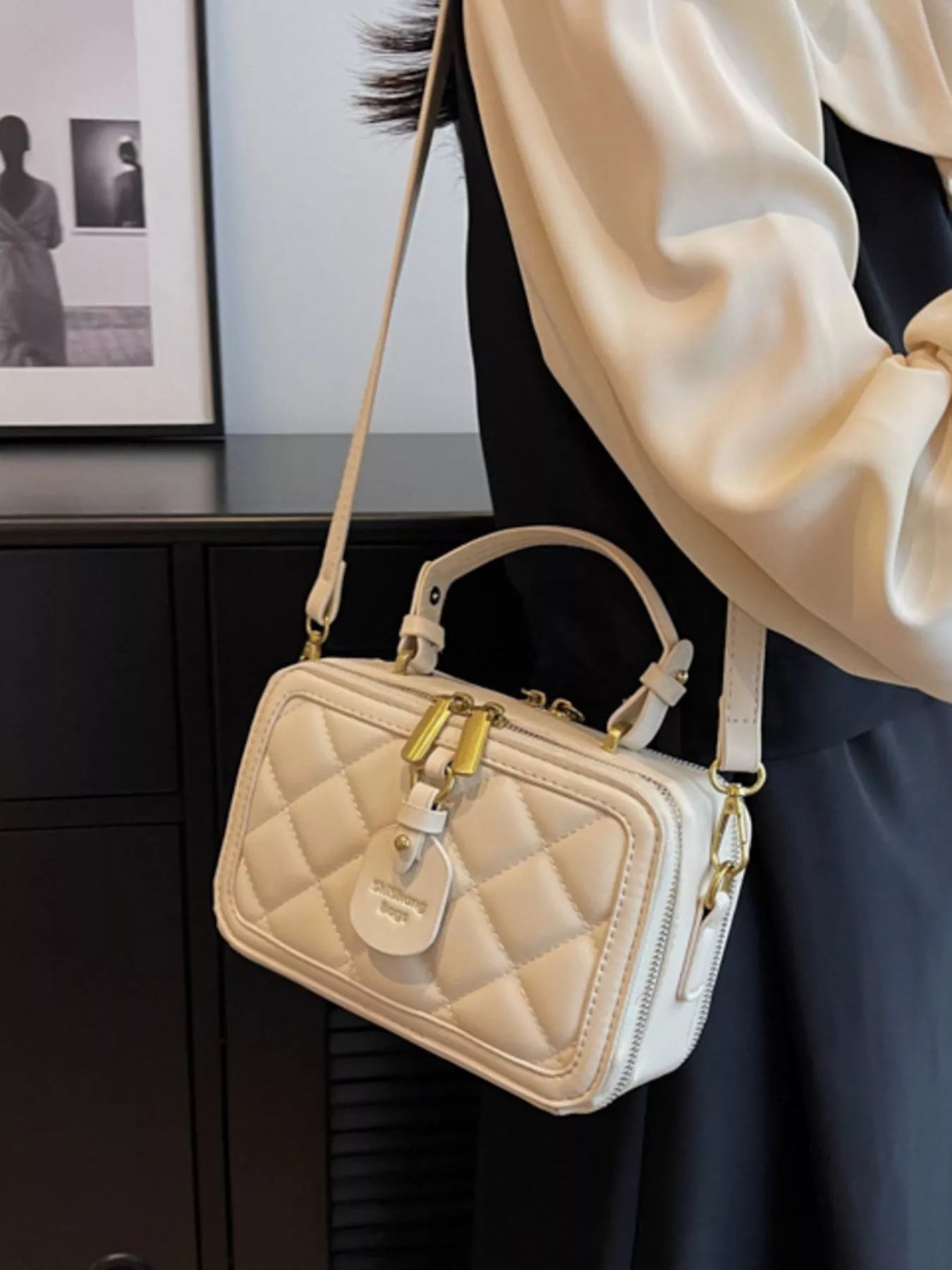 Quilted Boxy Crossbody Bag - Flip Flop Dynasty