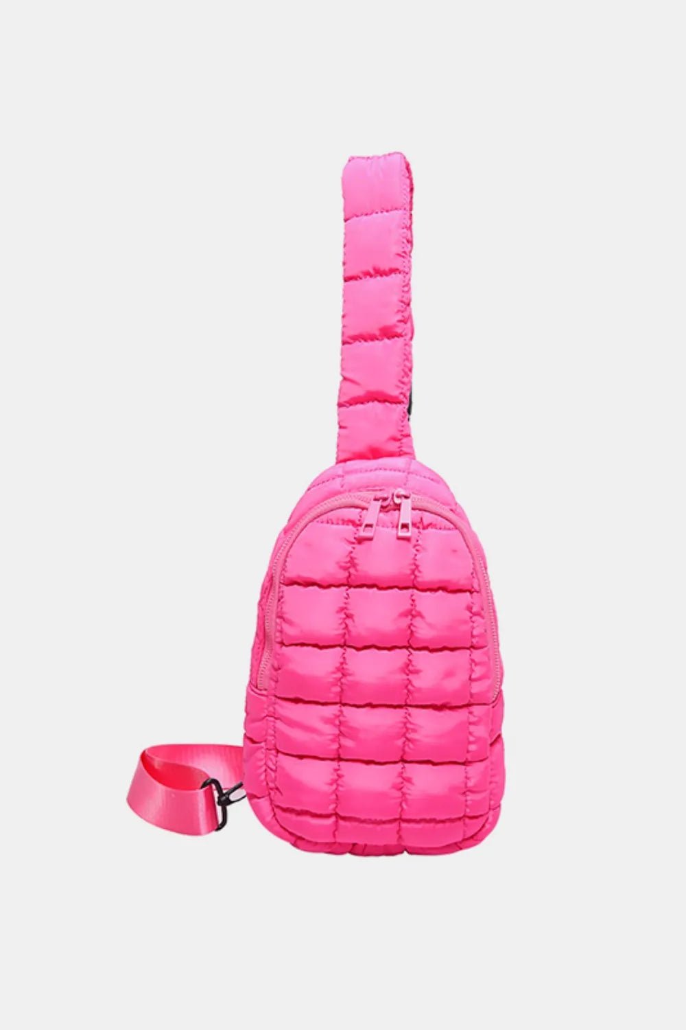Quilted Nylon Crossbody Bag - Flip Flop Dynasty