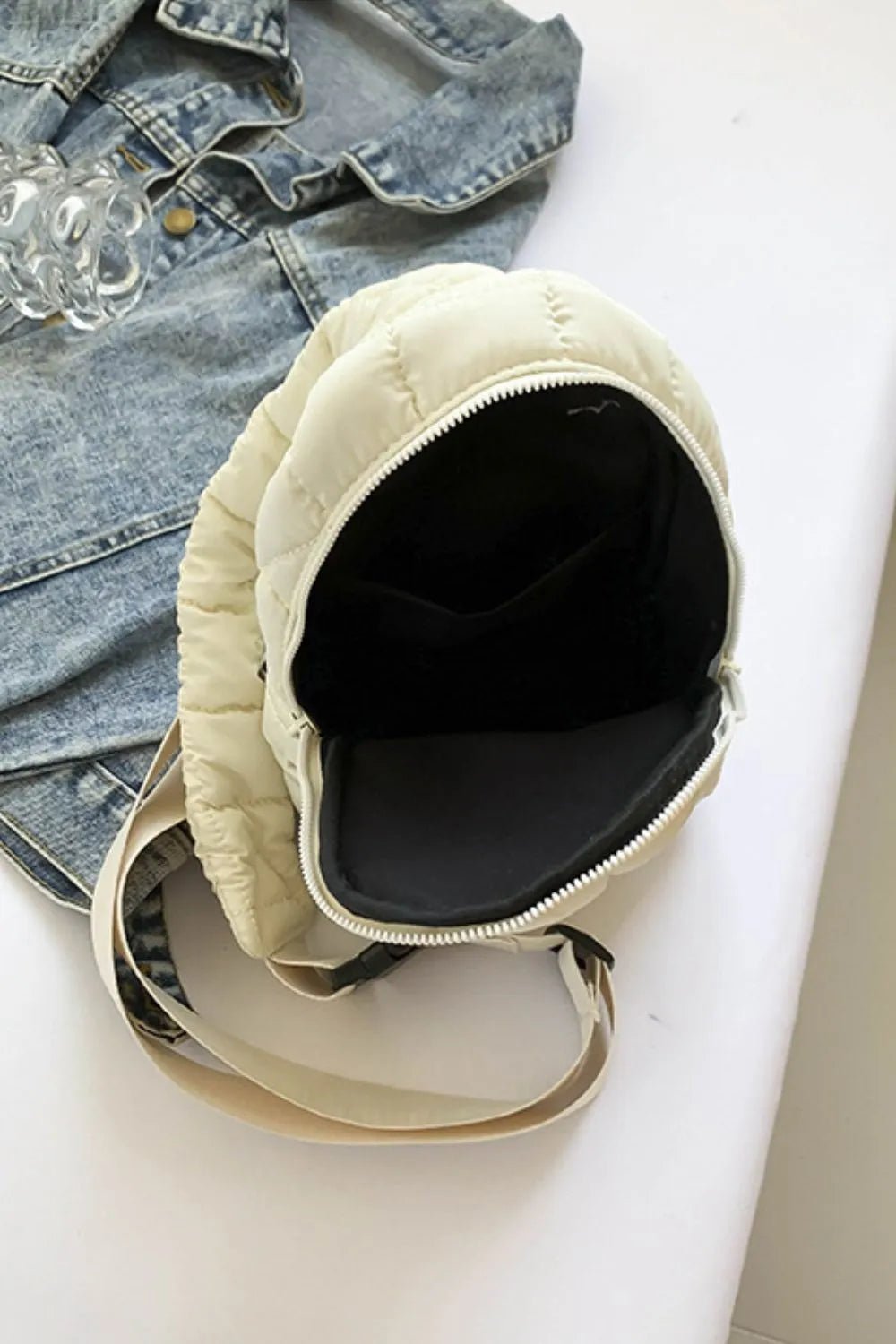 Quilted Nylon Crossbody Bag - Flip Flop Dynasty