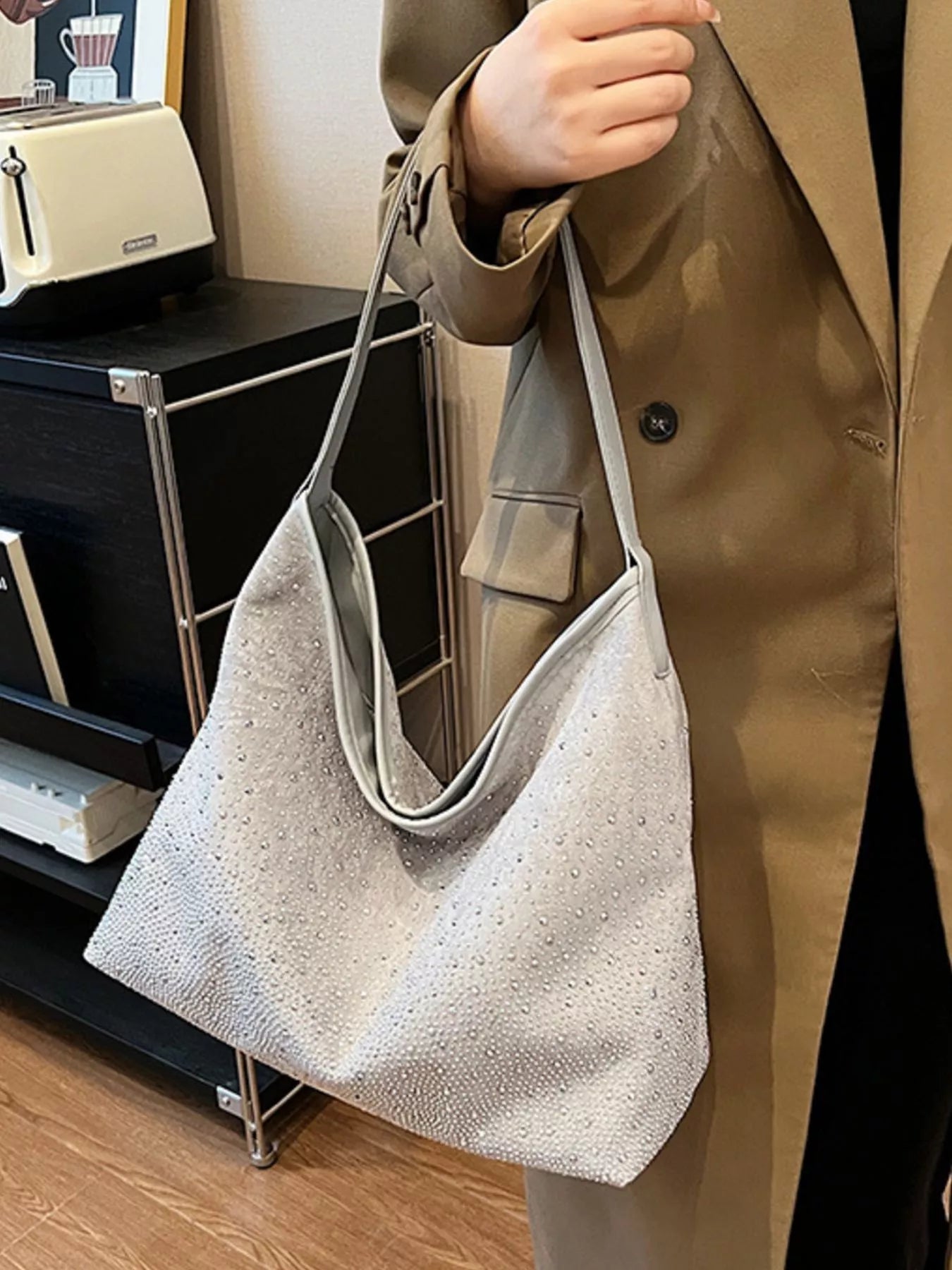 Rhinestone Tote Bag - Flip Flop Dynasty