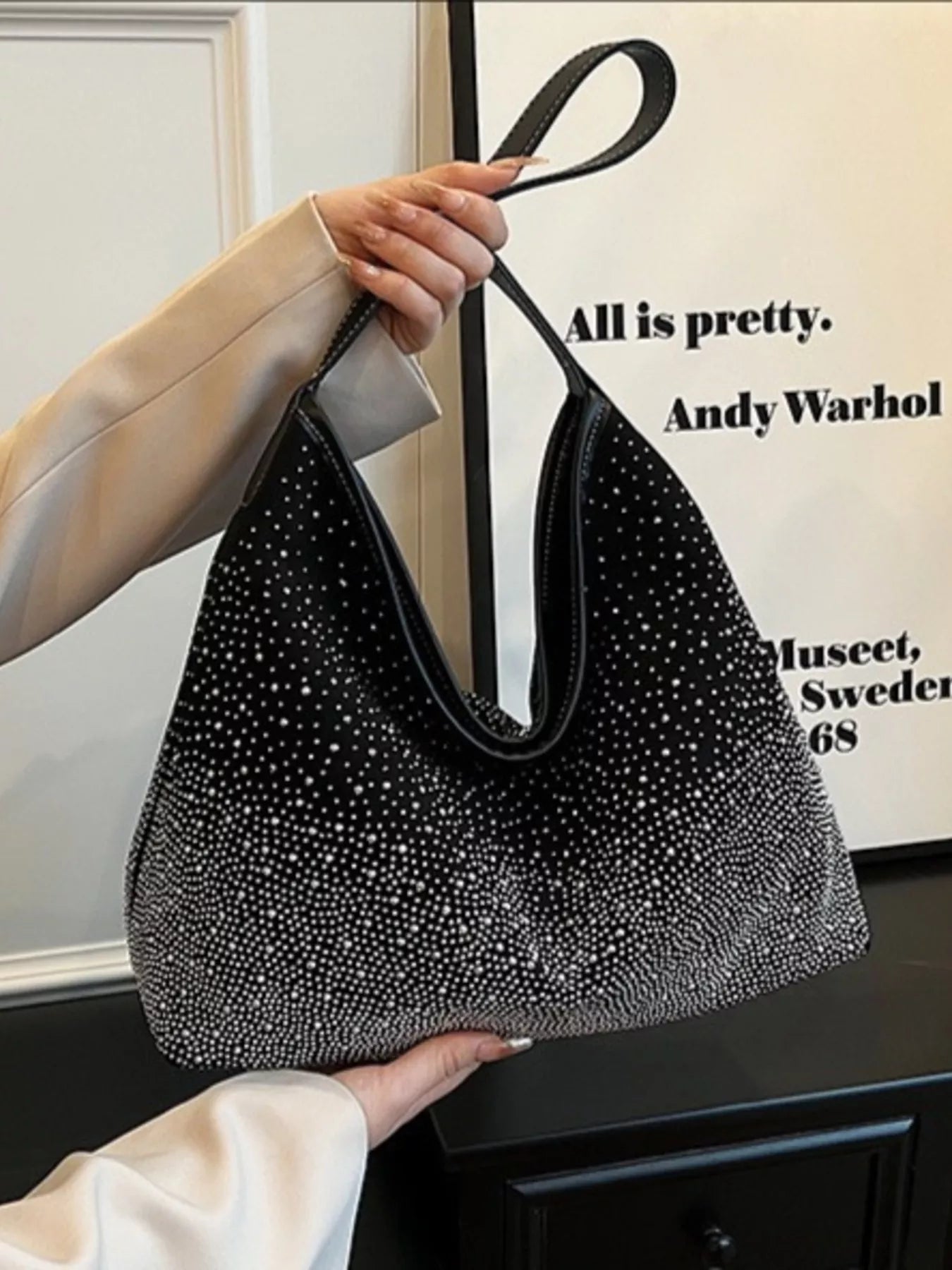 Rhinestone Tote Bag - Flip Flop Dynasty