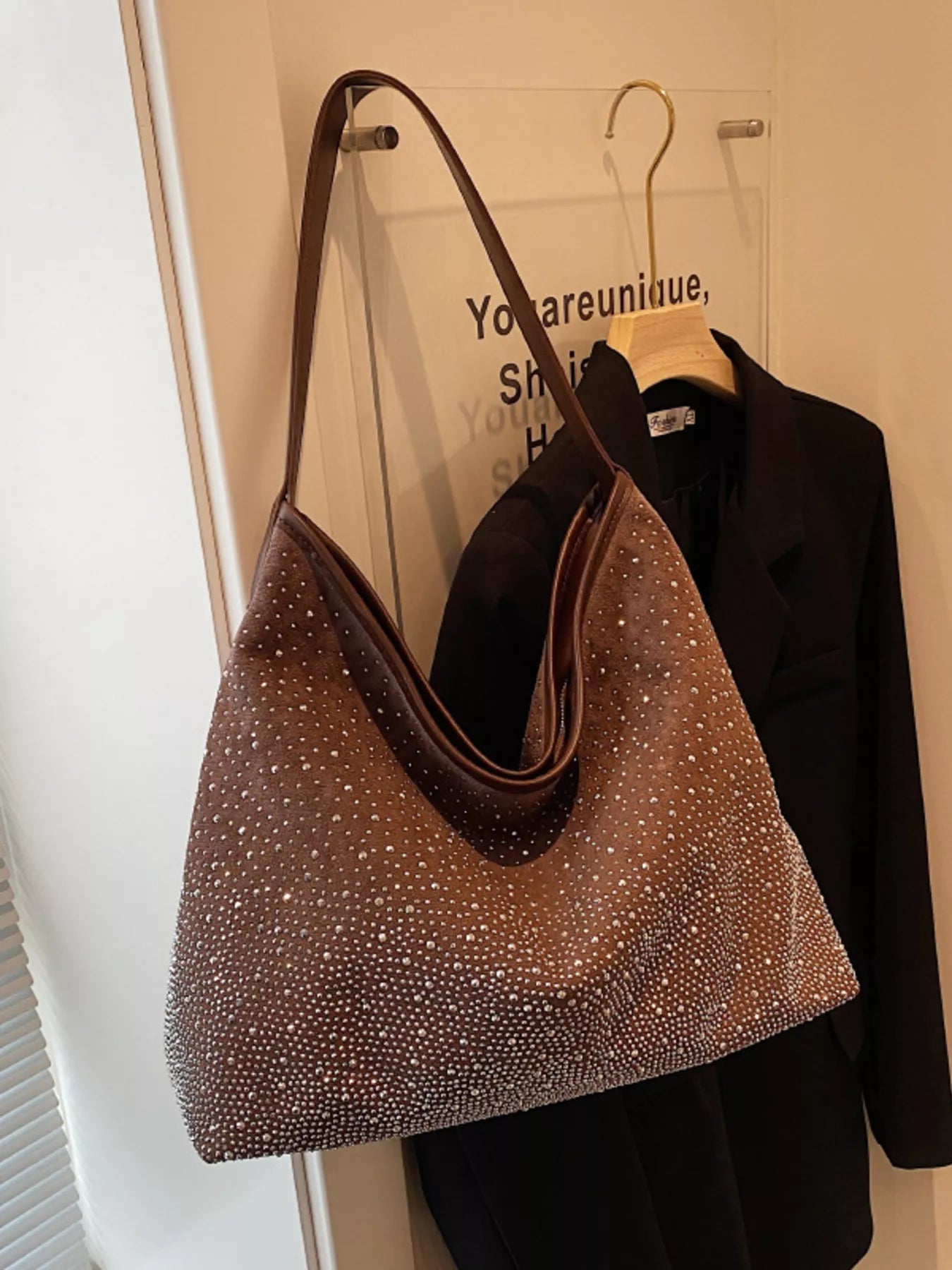 Rhinestone Tote Bag - Flip Flop Dynasty