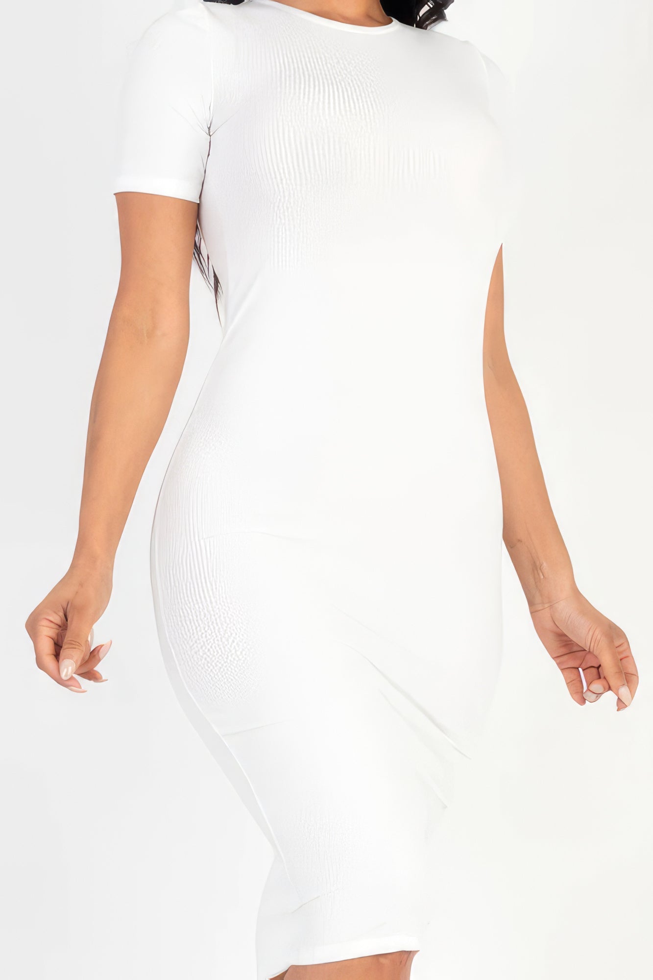 Ribbed Bodycon Midi Dress - Flip Flop Dynasty