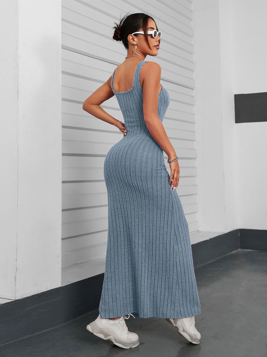 Ribbed Maxi Tank Dress - Flip Flop Dynasty