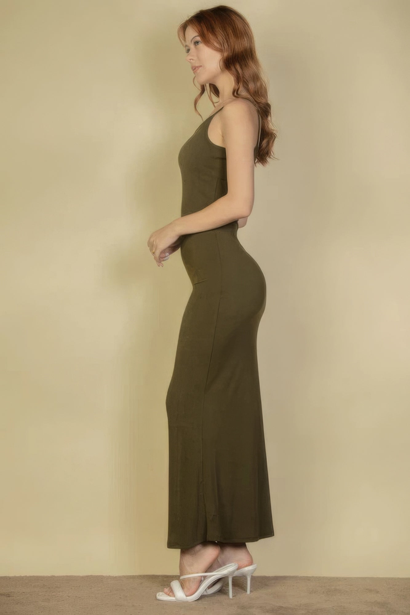 Ribbed Mermaid Hem Camisole Maxi Dress - Flip Flop Dynasty