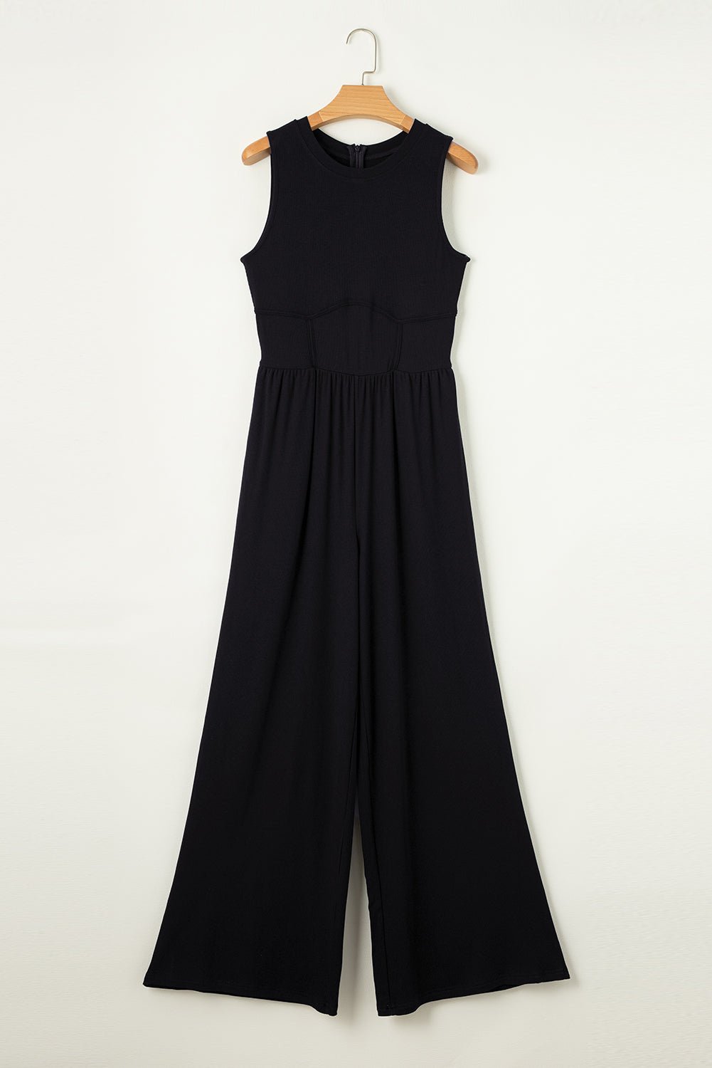 Round Neck Sleeveless Jumpsuit - Flip Flop Dynasty