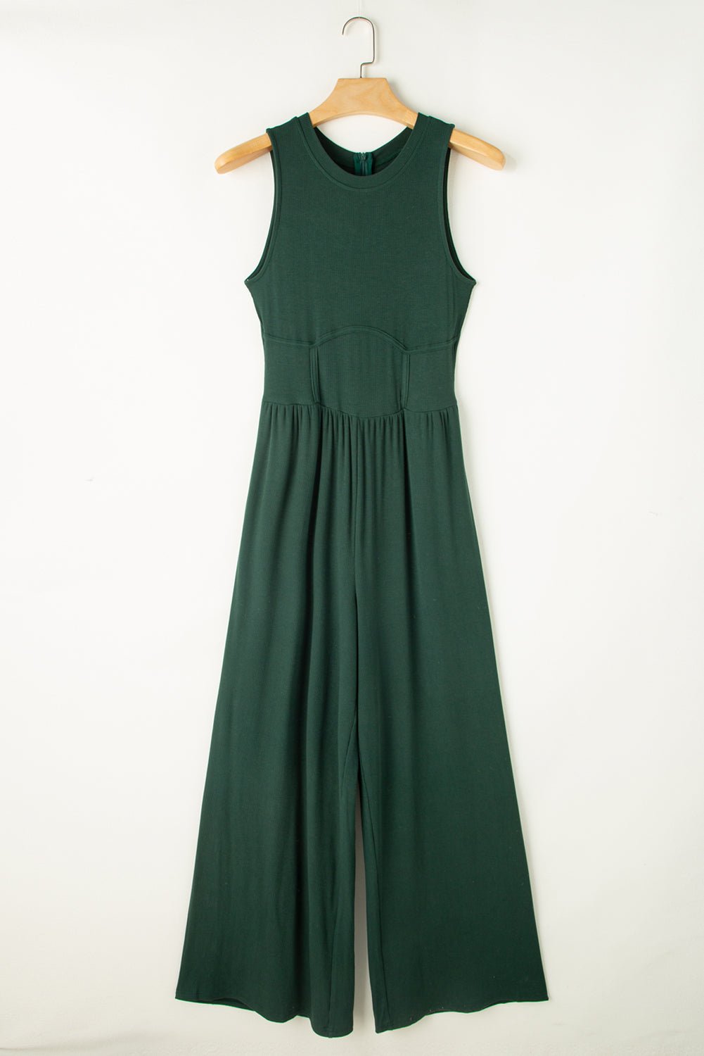 Round Neck Sleeveless Jumpsuit - Flip Flop Dynasty