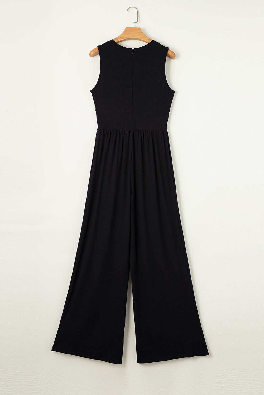 Round Neck Sleeveless Jumpsuit - Flip Flop Dynasty