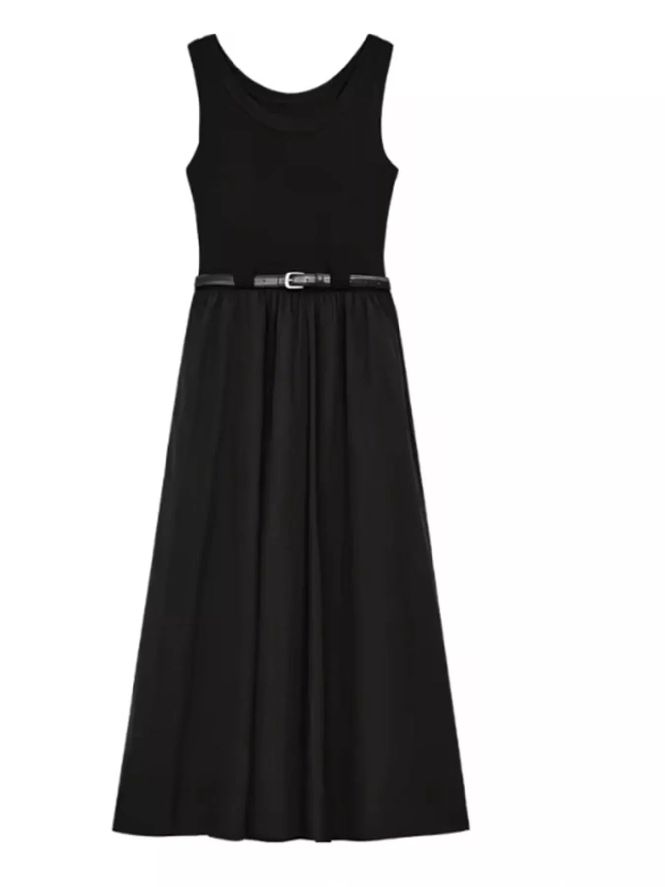 Round Neck Sleeveless Midi Dress - Flip Flop Dynasty