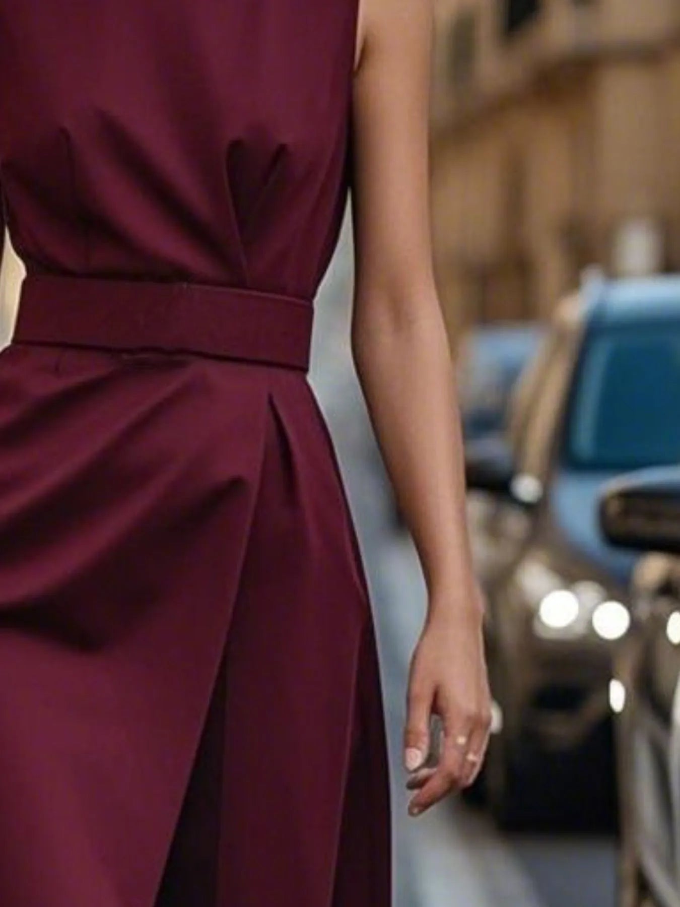 Round Neck Sleeveless Midi Sheath Dress - Flip Flop Dynasty