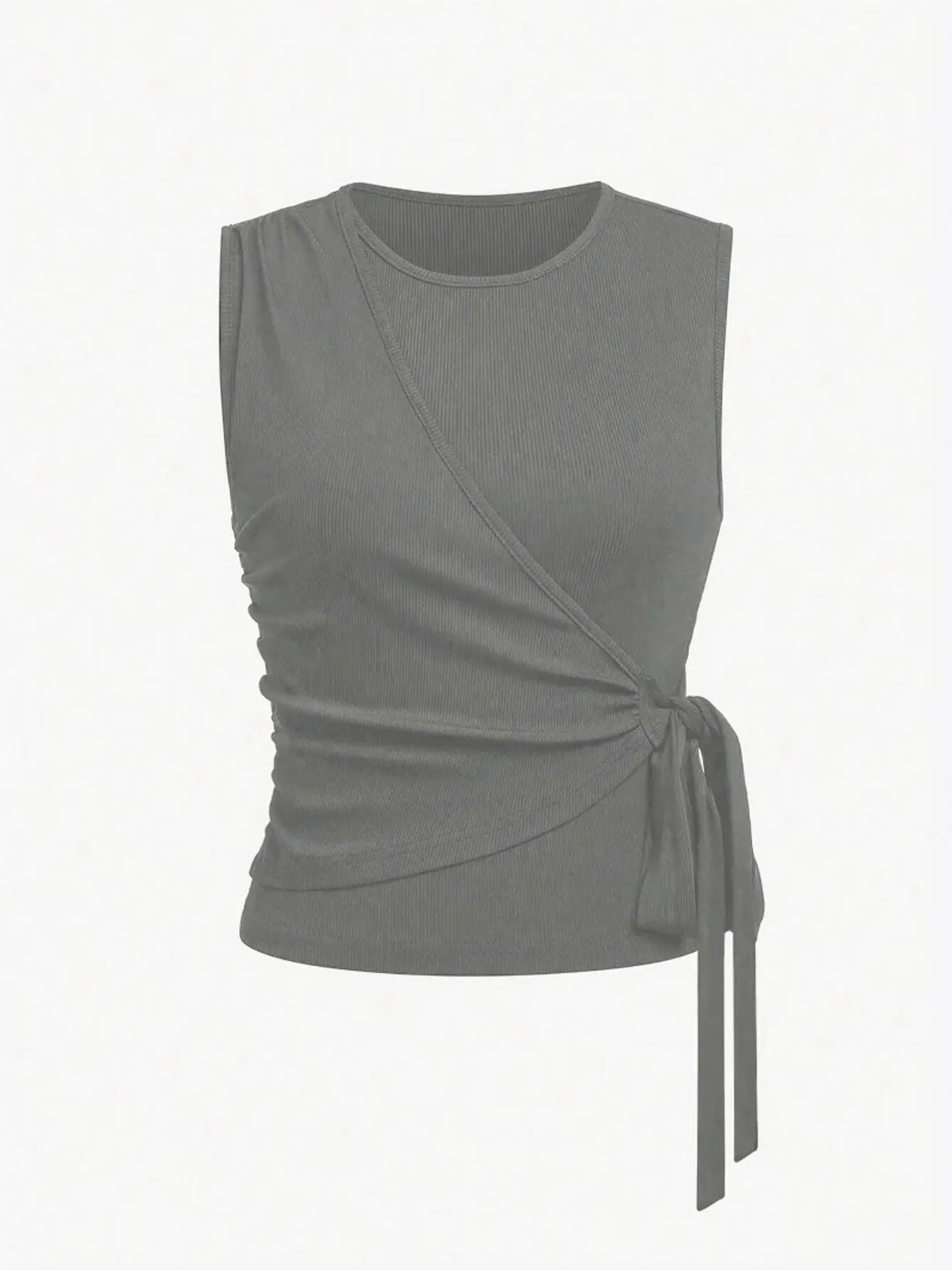 Round Neck Sleeveless Top and Pants Set - Flip Flop Dynasty