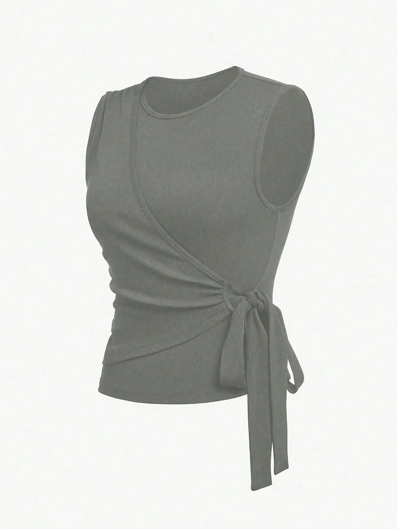 Round Neck Sleeveless Top and Pants Set - Flip Flop Dynasty