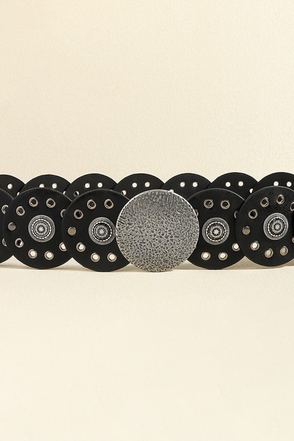 Round Shape PU Leather Belt - Flip Flop Dynasty