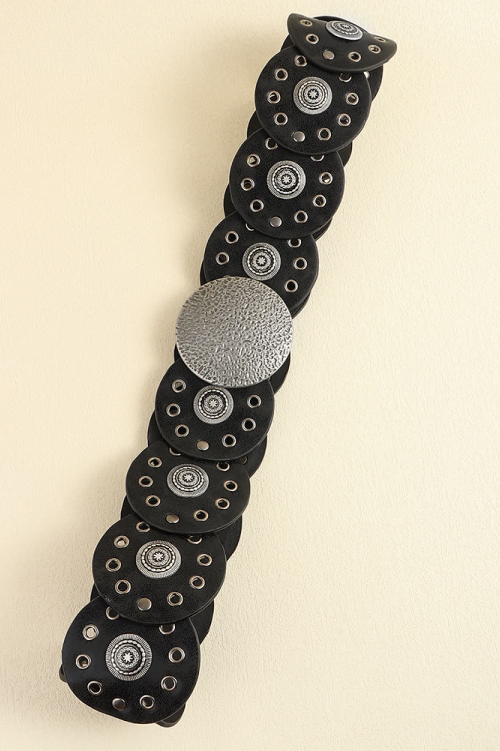 Round Shape PU Leather Belt - Flip Flop Dynasty