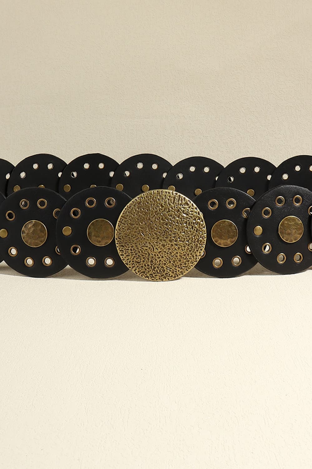 Round Shape PU Leather Belt - Flip Flop Dynasty